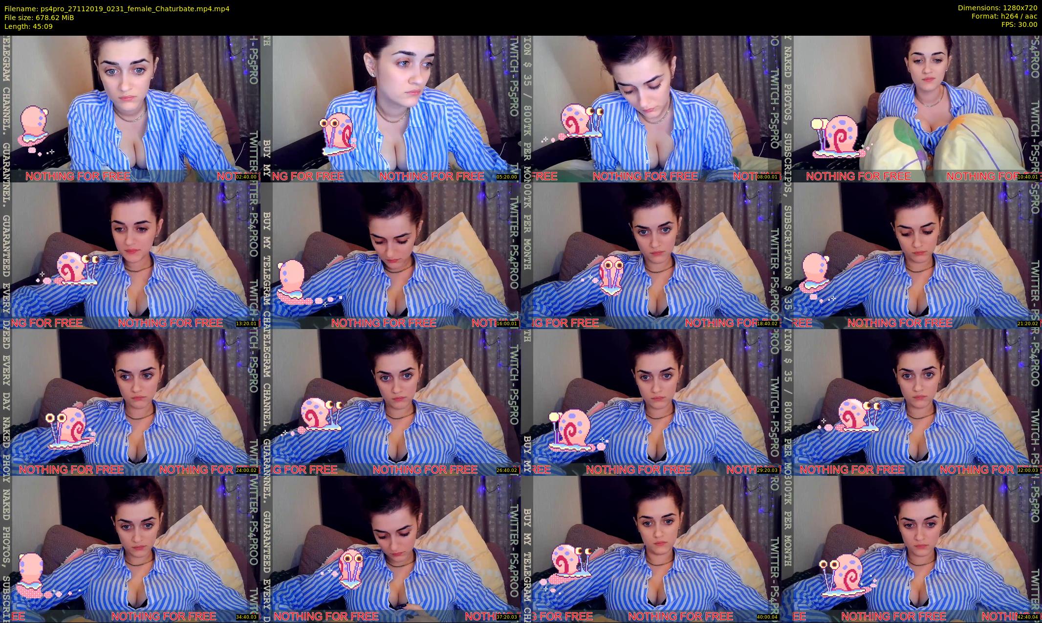 ps4pro — 46 minute Chaturbate female cam show recording, 720p, Nov 27, 2019