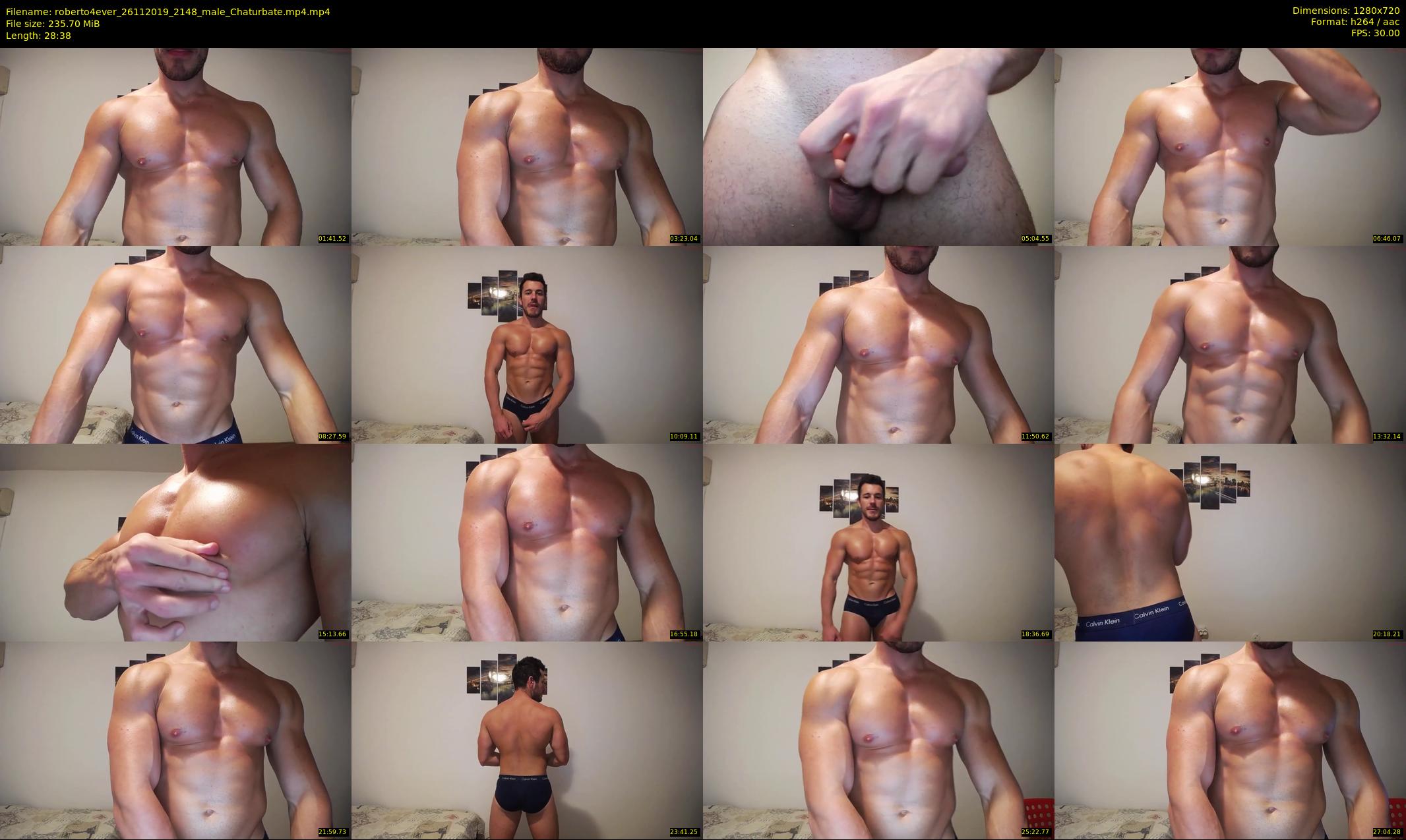 roberto4ever — 29 minute Chaturbate male cam show recording, 720p, Nov 26, 2019