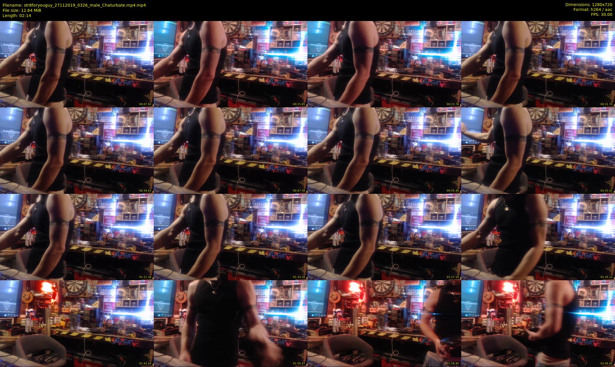 str8foryouguy — 3 minute Chaturbate male cam show recording, 720p, Nov 27, 2019