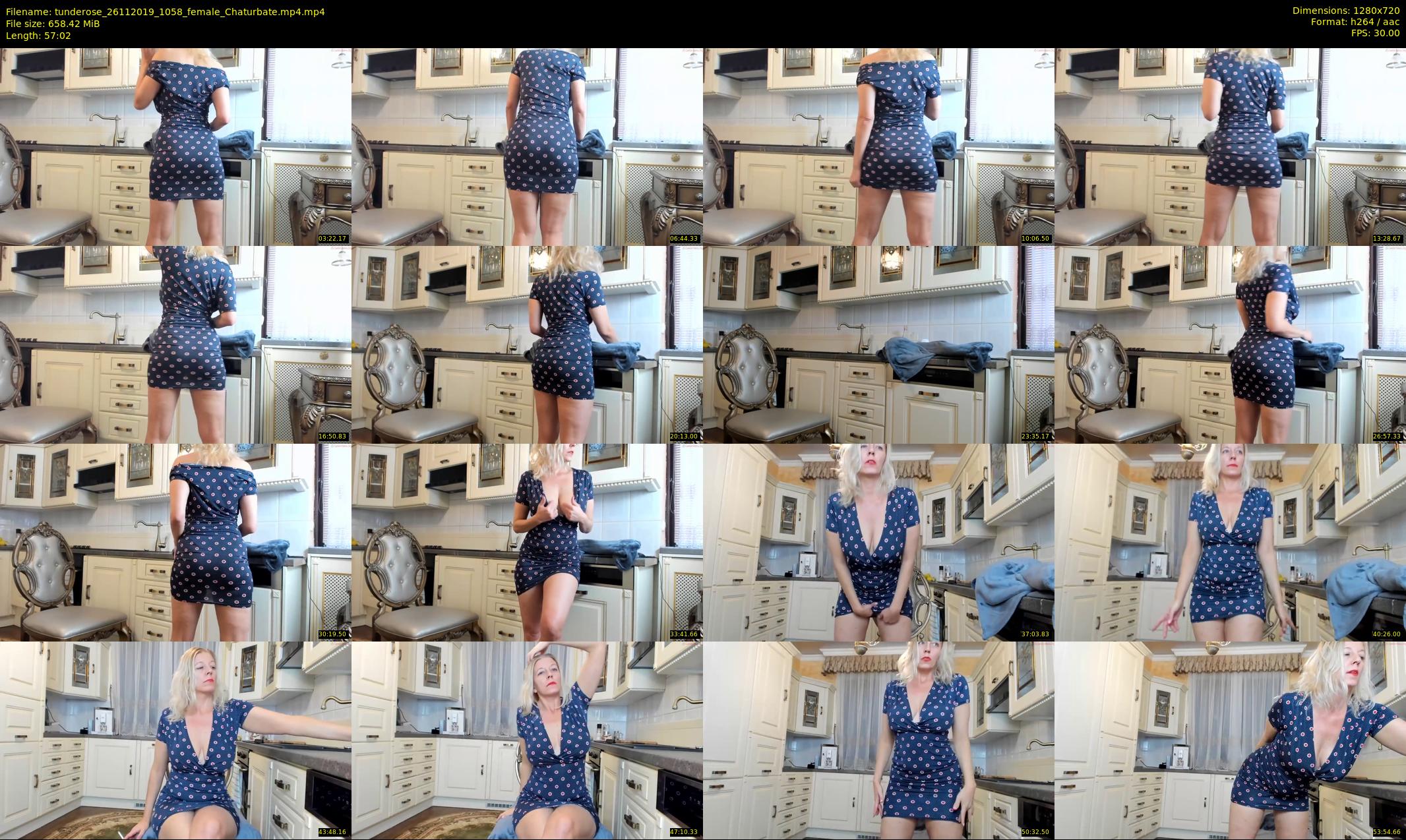 tunderose — 58 minute Chaturbate female cam show recording, 720p, Nov 26, 2019