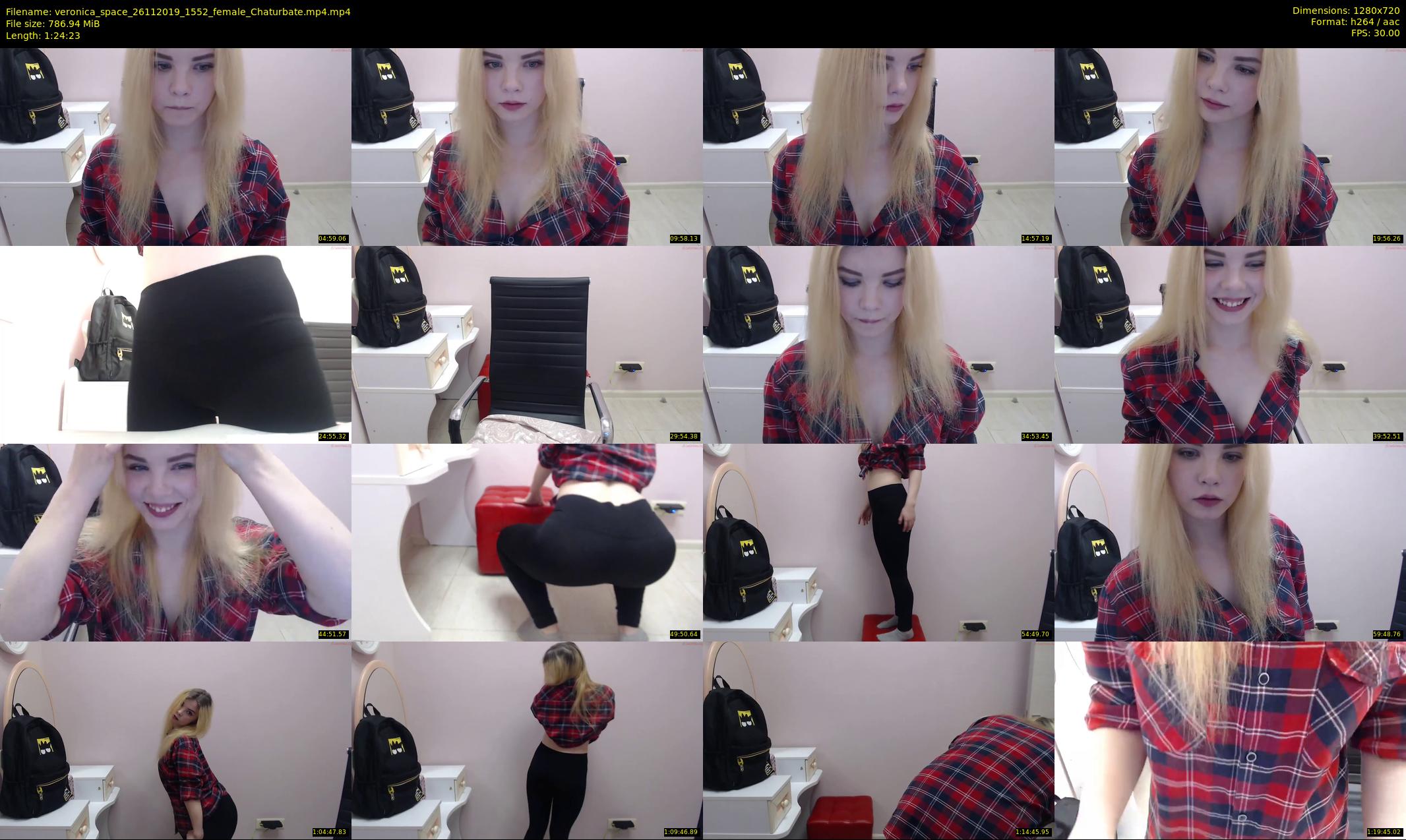 veronica_space — 85 minute Chaturbate female cam show recording, 720p, Nov 26, 2019