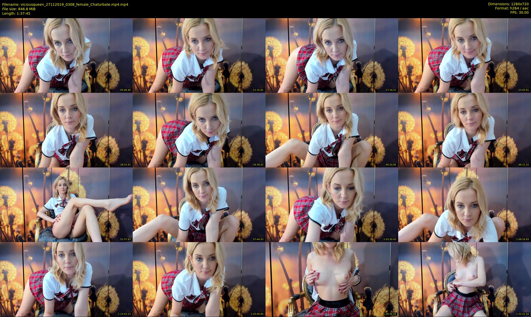 viciousqueen — 98 minute Chaturbate female cam show recording, 720p, Nov 27, 2019