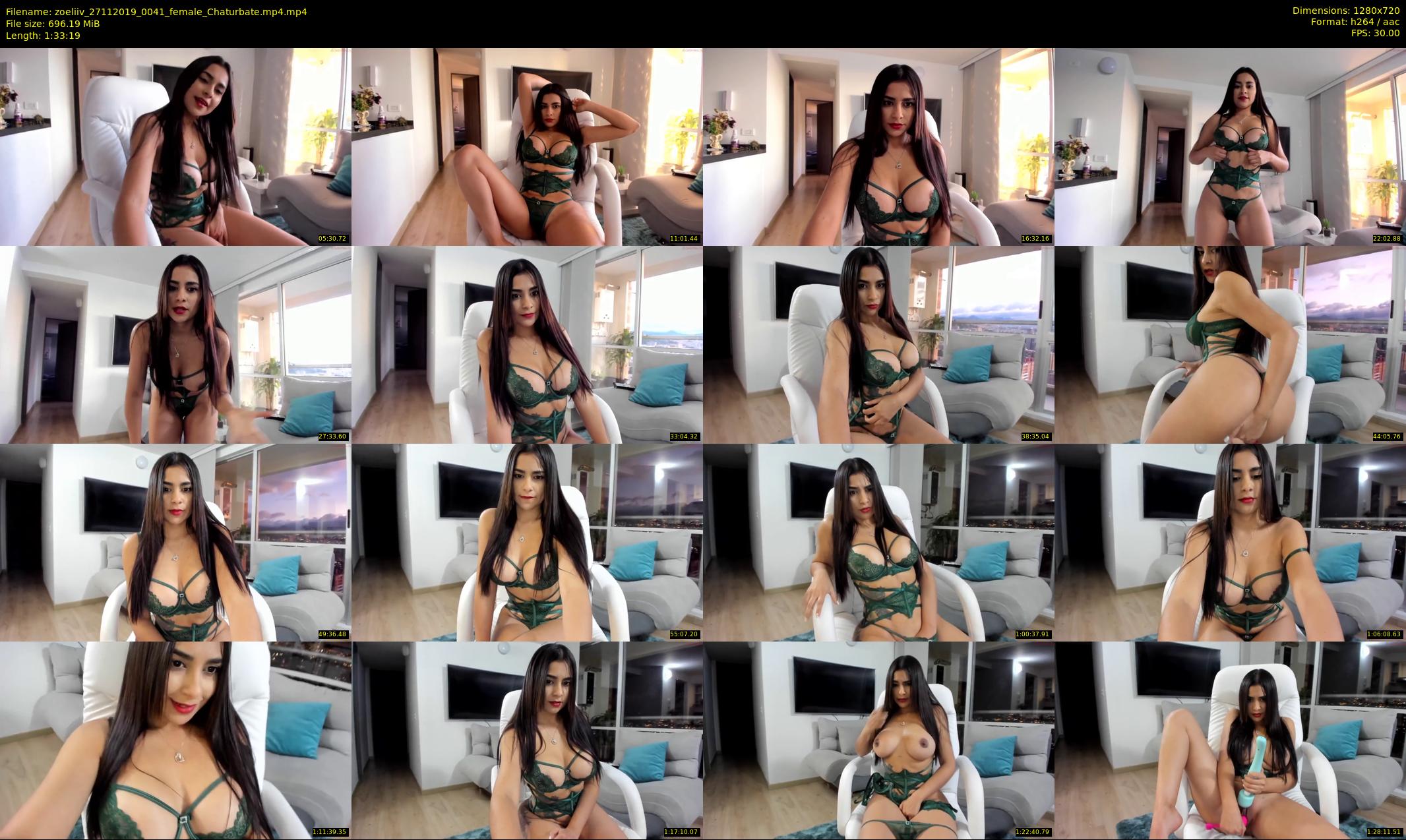 zoeliiv — 94 minute Chaturbate female cam show recording, 720p, Nov 27, 2019