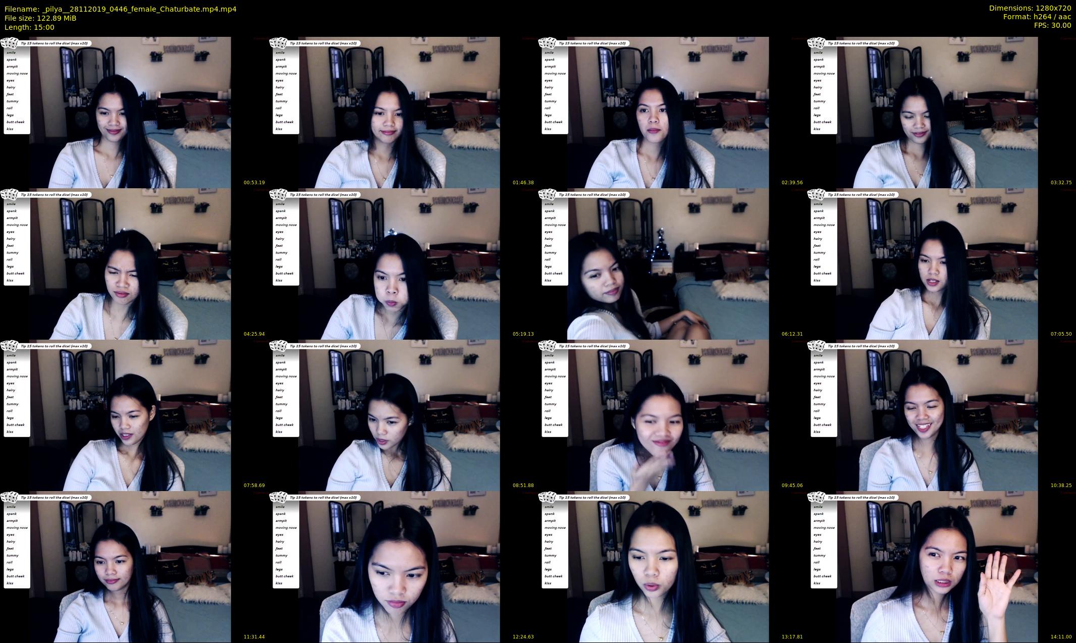 _pilya_ — 15 minute Chaturbate female cam show recording, 720p, Nov 28, 2019