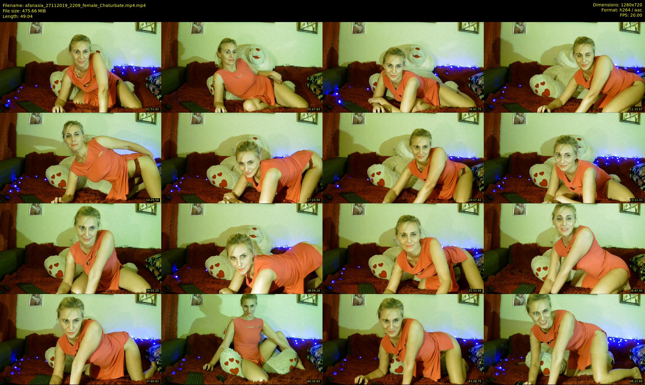 afanasia — 50 minute Chaturbate female cam show recording, 720p, Nov 27, 2019
