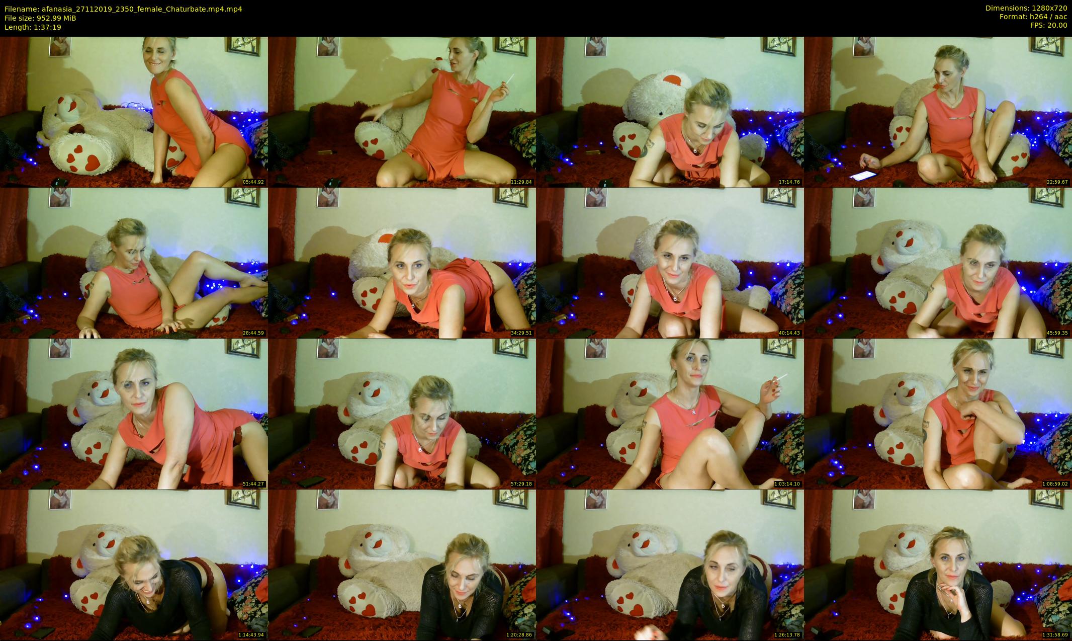 afanasia — 98 minute Chaturbate female cam show recording, 720p, Nov 27, 2019