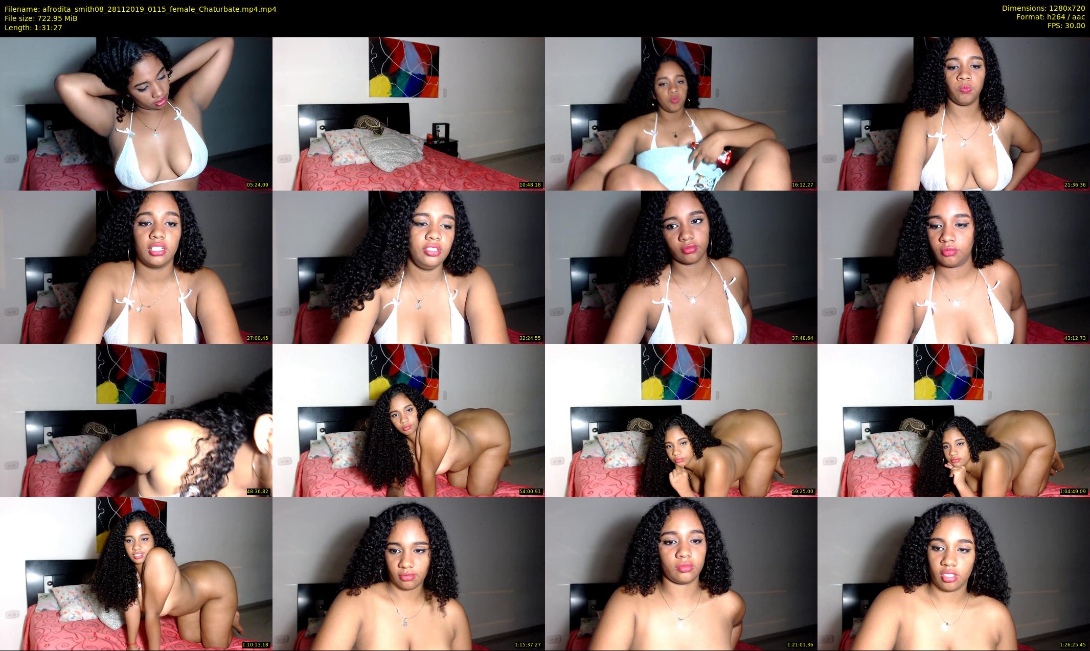 afrodita_smith08 — 92 minute Chaturbate female cam show recording, 720p, Nov 28, 2019