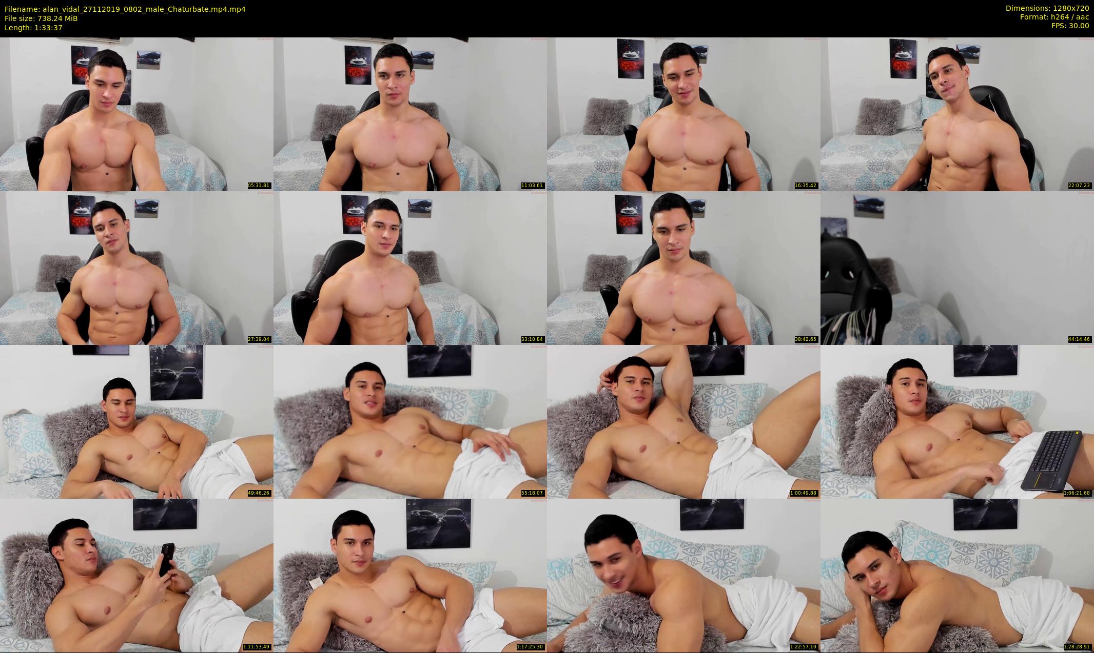 alan_vidal — 94 minute Chaturbate male cam show recording, 720p, Nov 27, 2019
