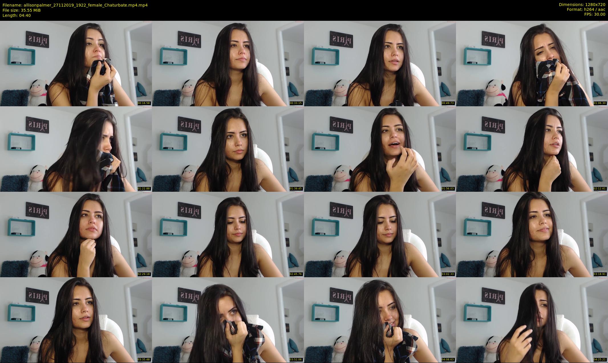allisonpalmer — 5 minute Chaturbate female cam show recording, 720p, Nov 27, 2019