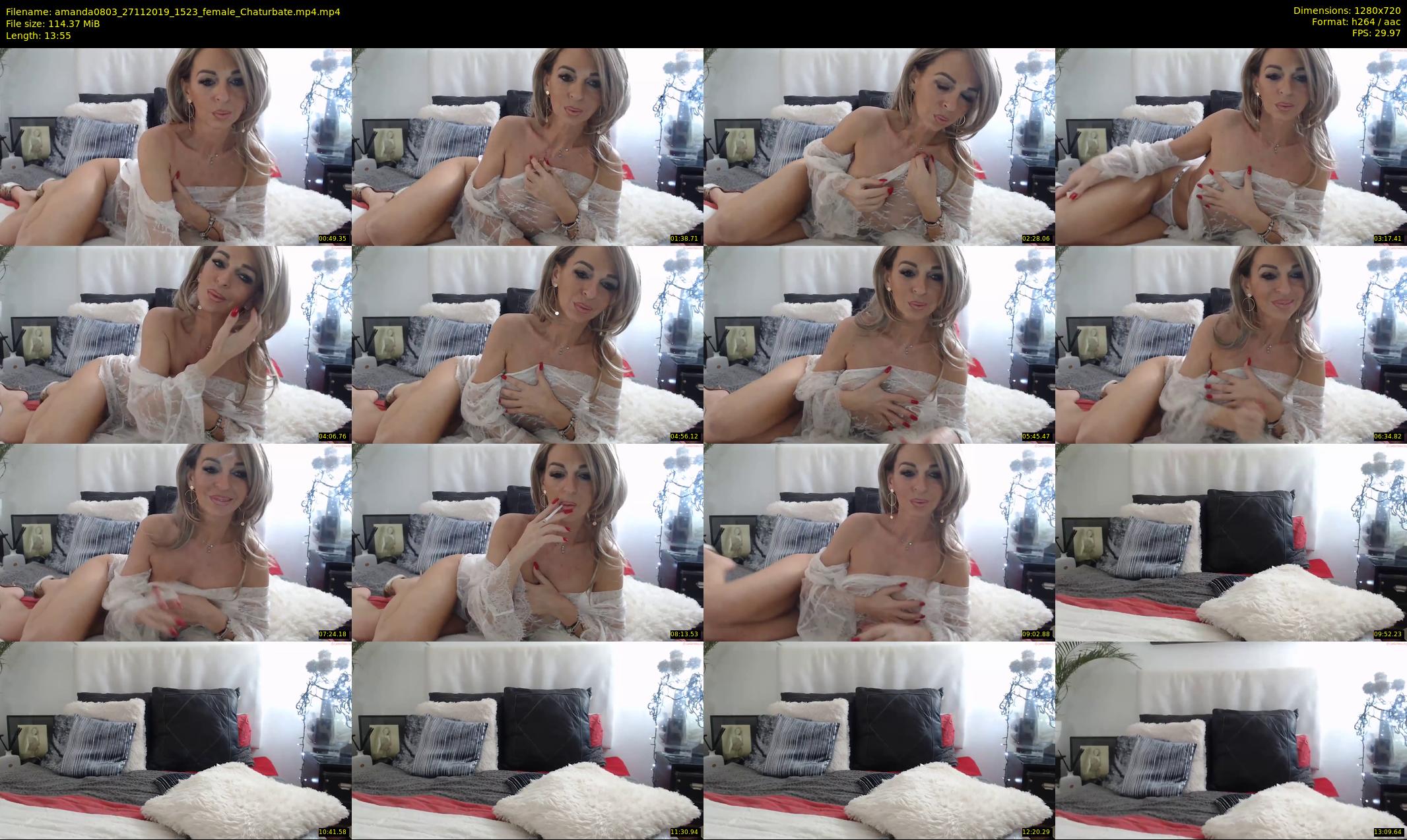 amanda0803 — 14 minute Chaturbate female cam show recording, 720p, Nov 27, 2019