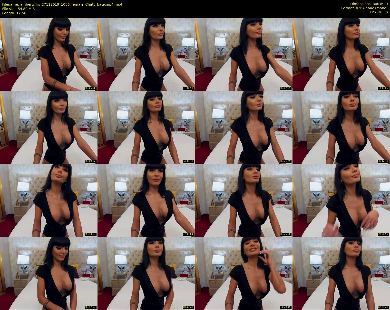 amberwillis — 13 minute Chaturbate female cam show recording, 480p, Nov 27, 2019