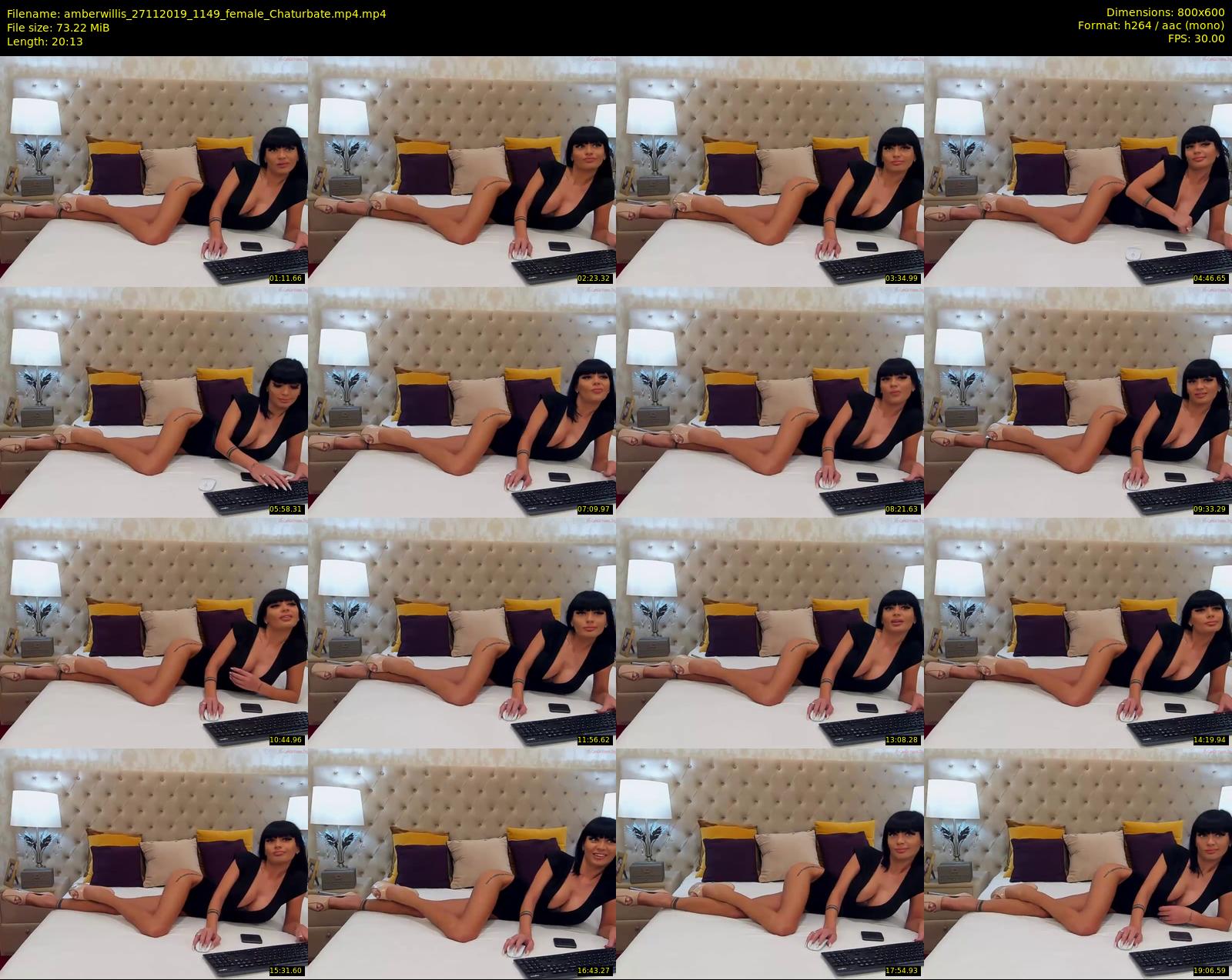 amberwillis — 21 minute Chaturbate female cam show recording, 480p, Nov 27, 2019