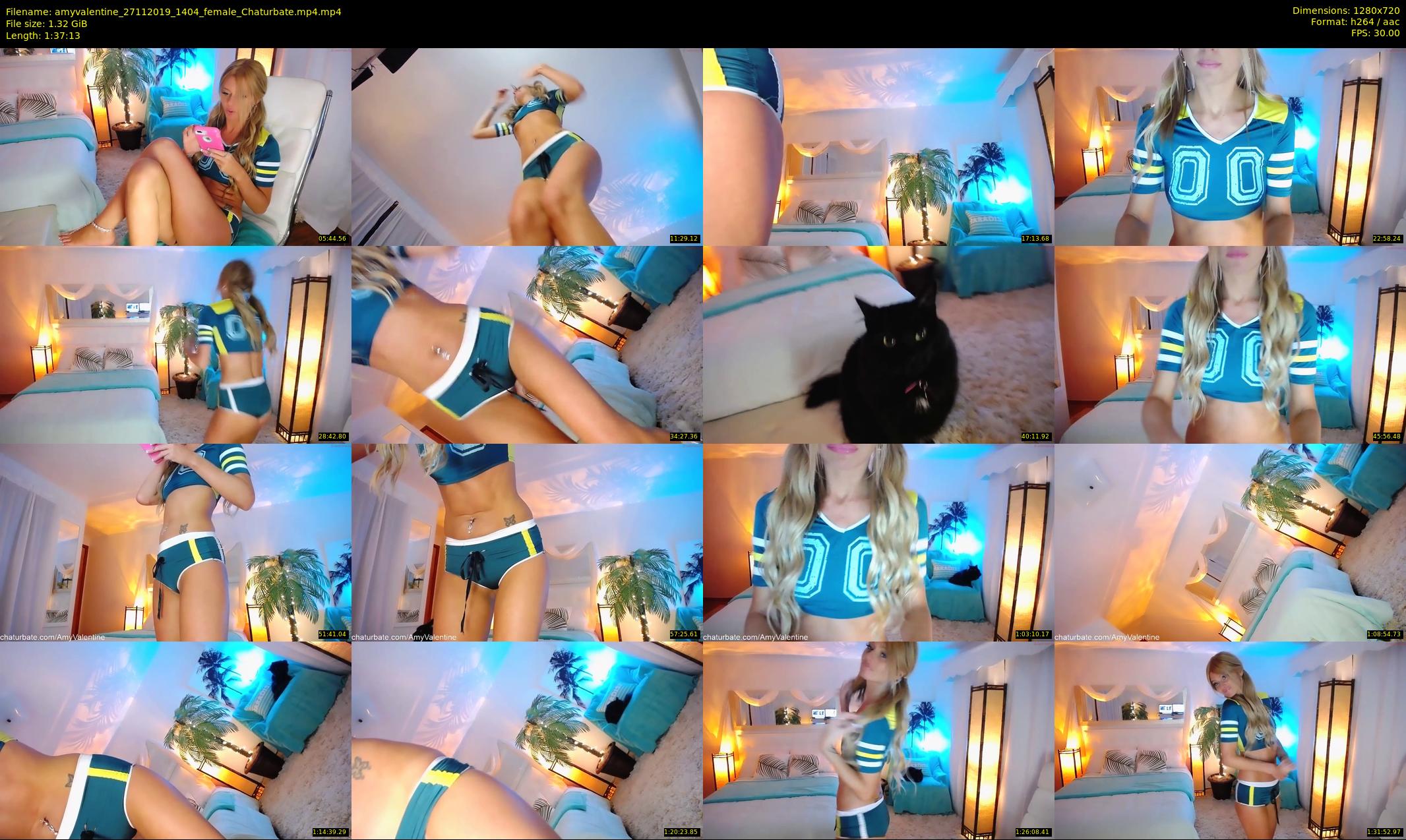 amyvalentine — 98 minute Chaturbate female cam show recording, 720p, Nov 27, 2019