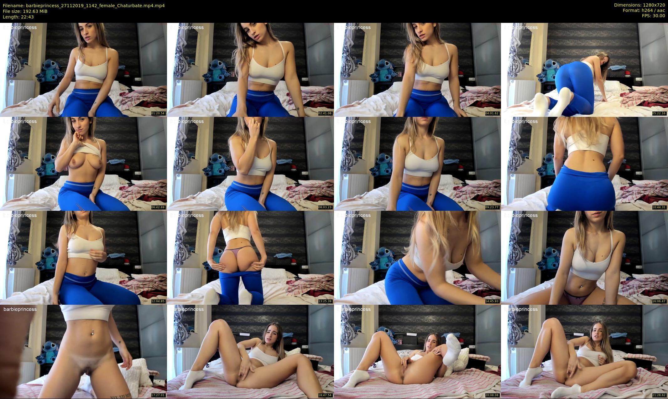 barbieprincess — 23 minute Chaturbate female cam show recording, 720p, Nov 27, 2019