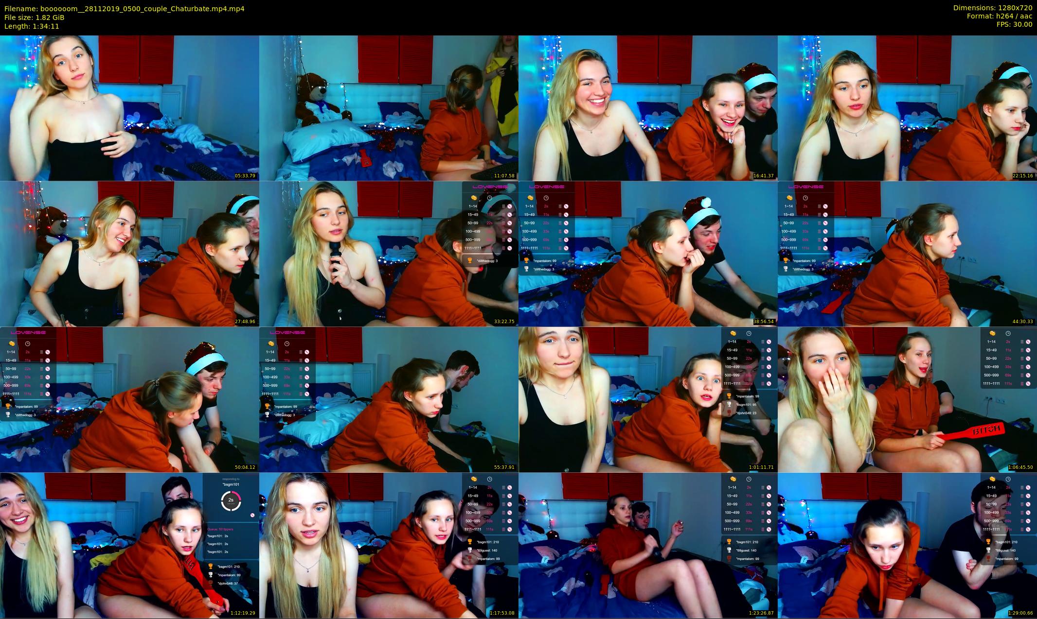 boooooom_ — 95 minute Chaturbate female cam show recording, 720p, Nov 28, 2019