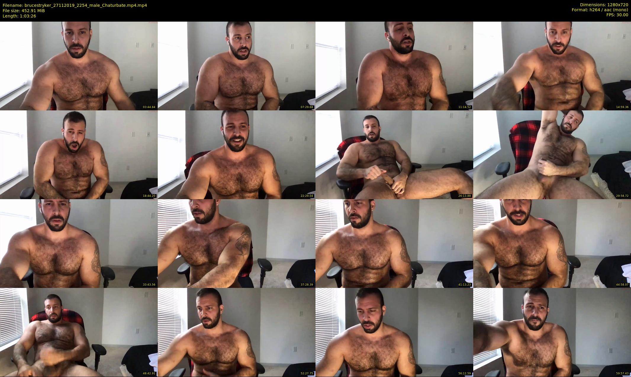 brucestryker — 64 minute Chaturbate male cam show recording, 720p, Nov 27, 2019