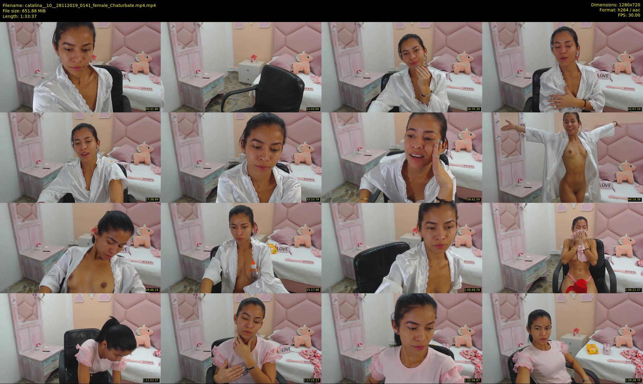 catalina__10_ — 94 minute Chaturbate female cam show recording, 720p, Nov 28, 2019