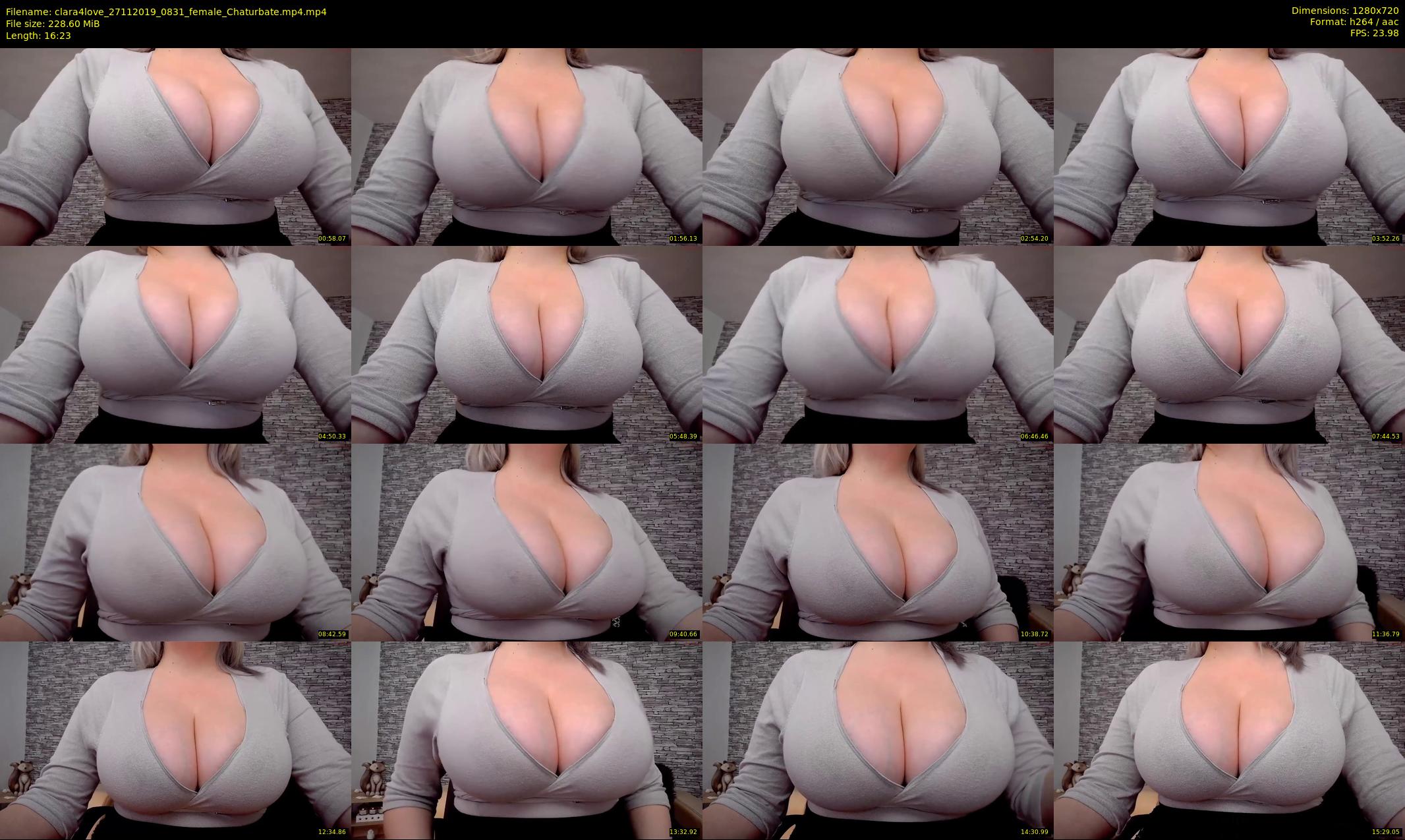 clara4love — 17 minute Chaturbate female cam show recording, 720p, Nov 27, 2019