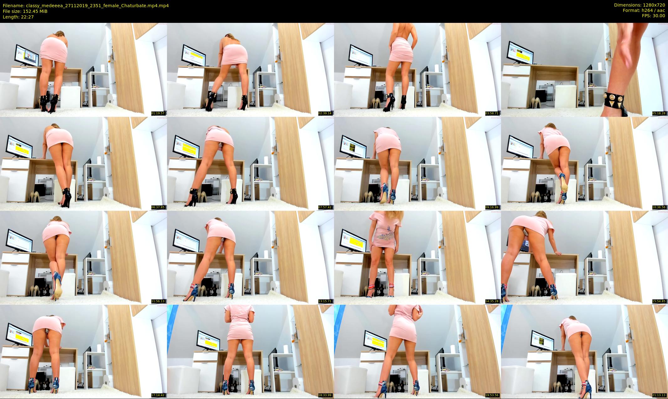classy_medeeea — 23 minute Chaturbate female cam show recording, 720p, Nov 27, 2019