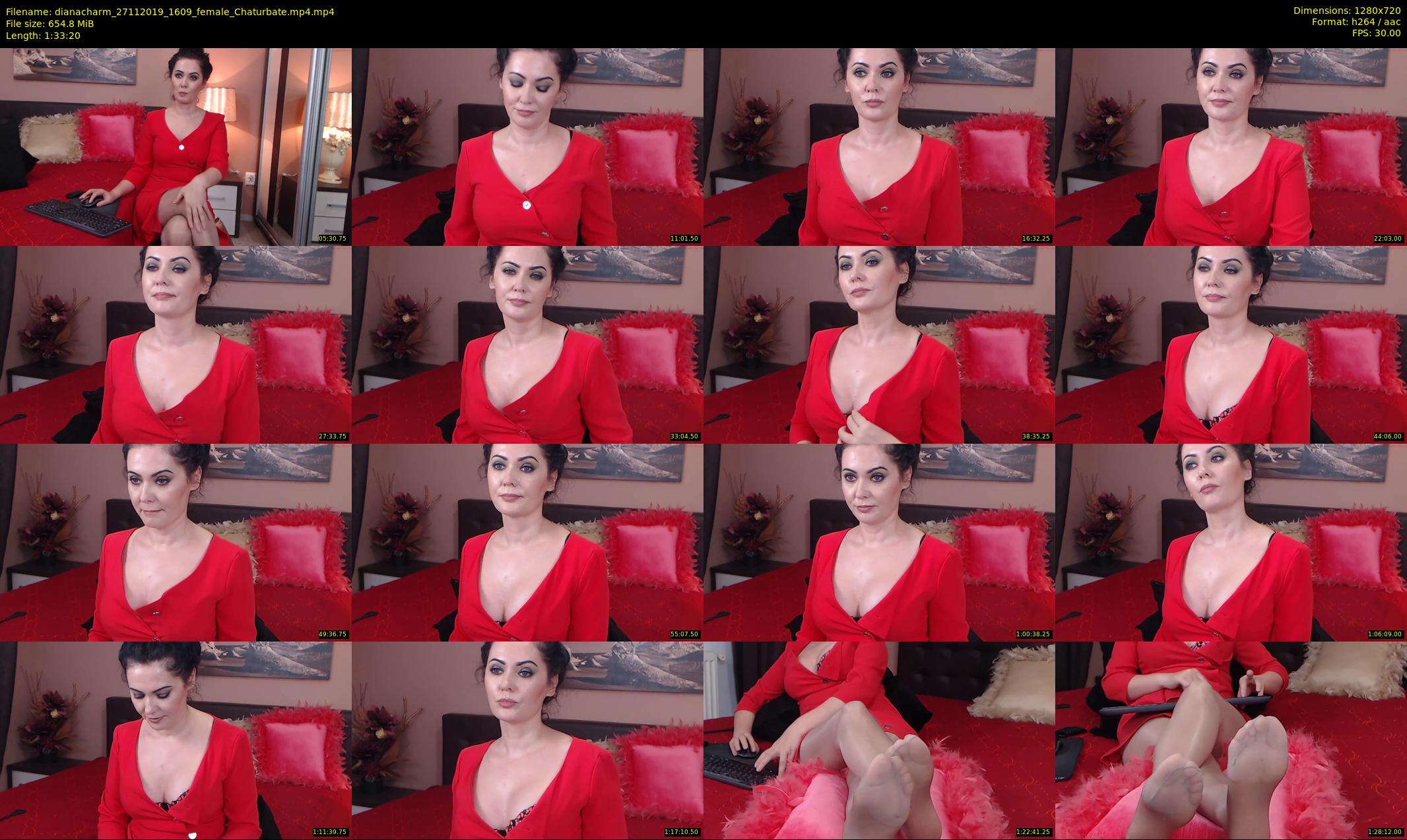 dianacharm — 94 minute Chaturbate female cam show recording, 720p, Nov 27, 2019