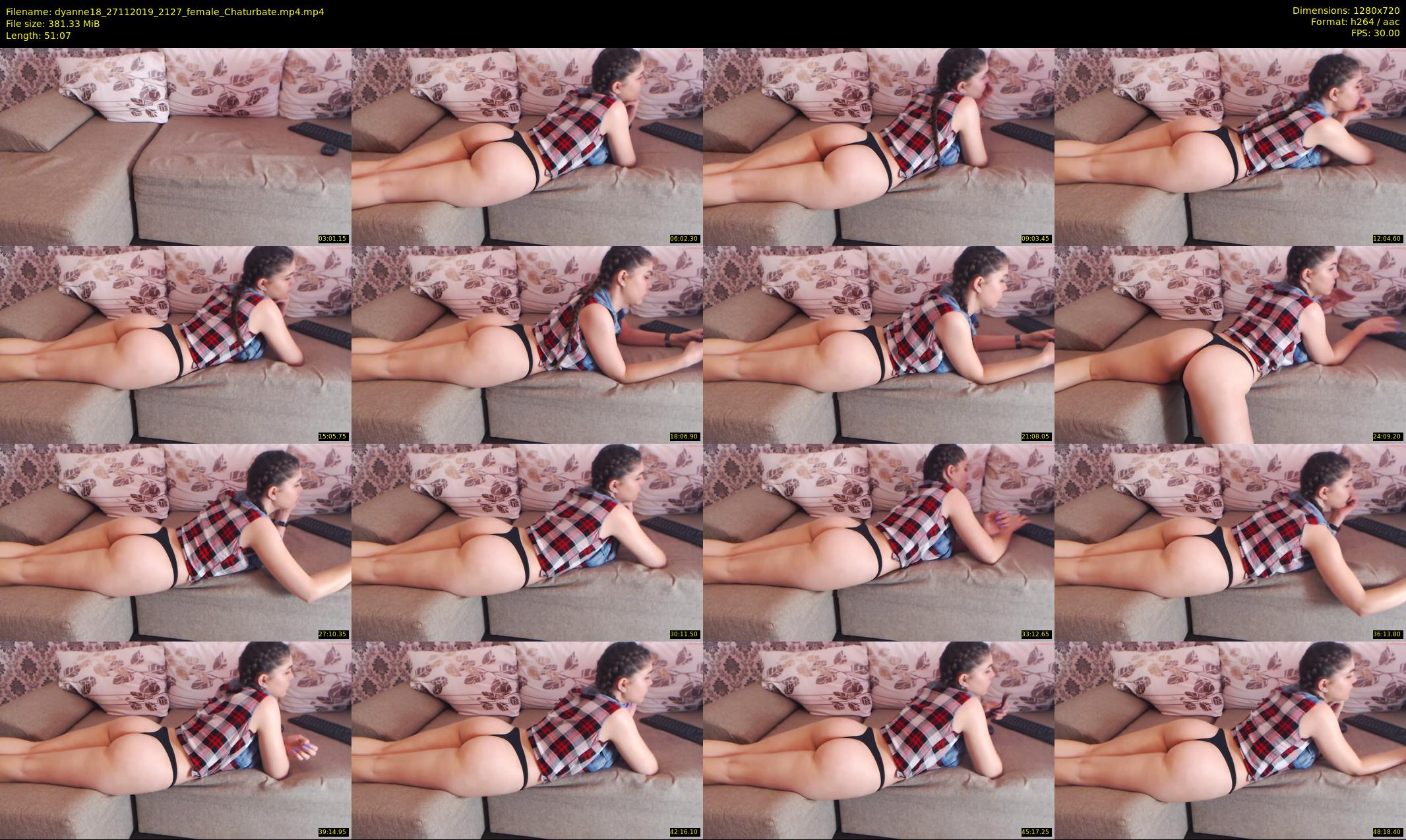 dyanne18 — 52 minute Chaturbate female cam show recording, 720p, Nov 27, 2019