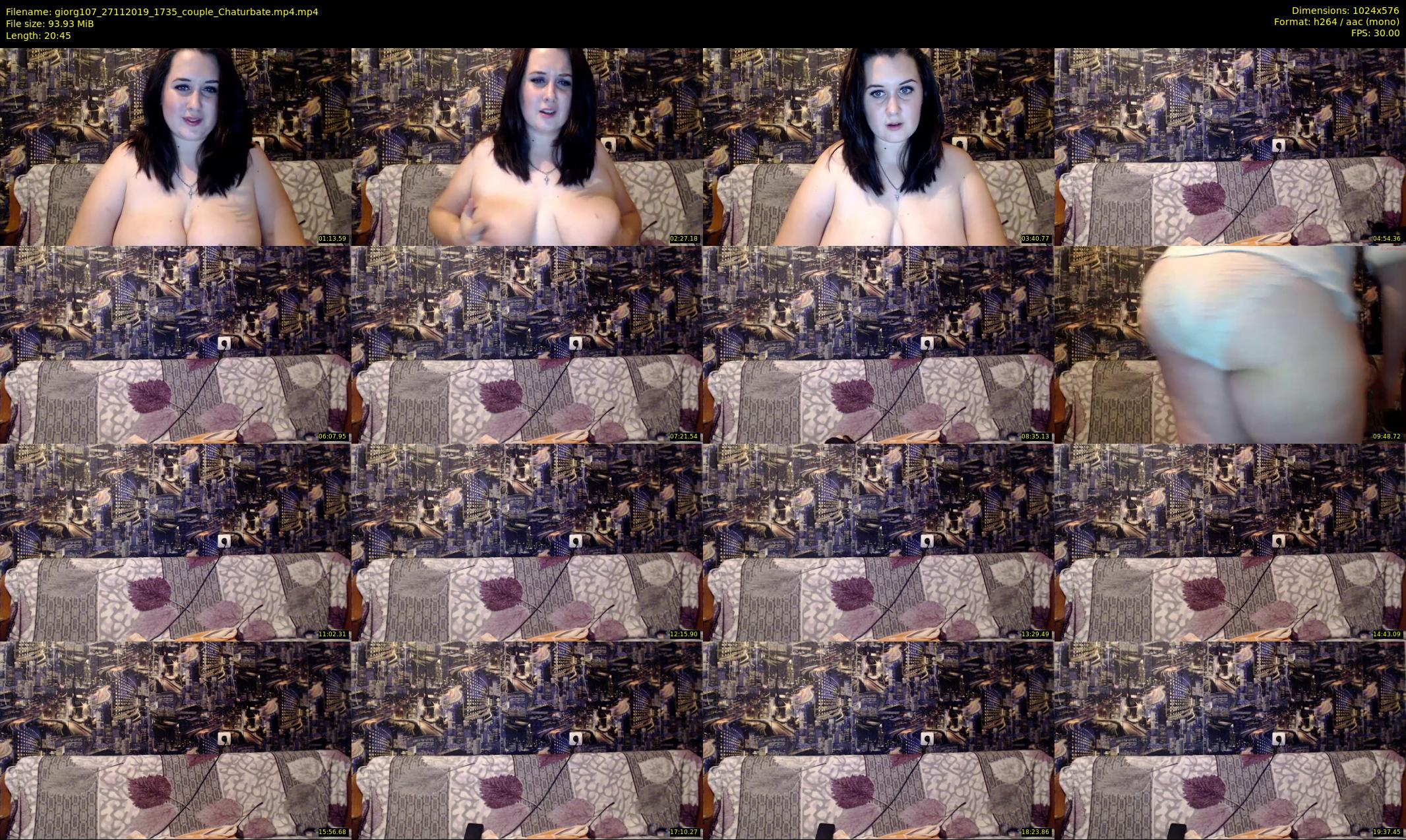 giorg107 — 21 minute Chaturbate couple cam show recording, 480p, Nov 27, 2019