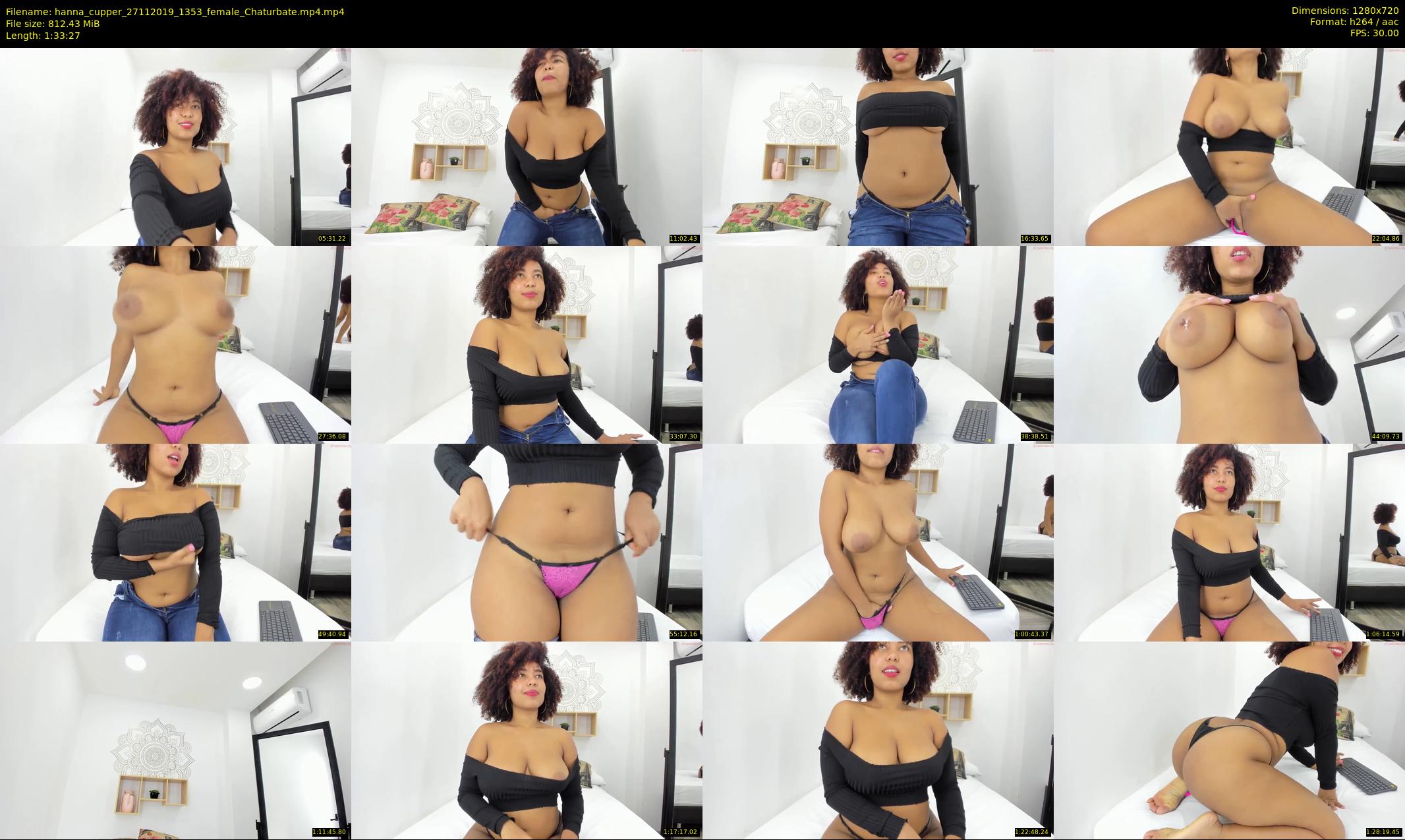 hanna_cupper — 94 minute Chaturbate female cam show recording, 720p, Nov 27, 2019