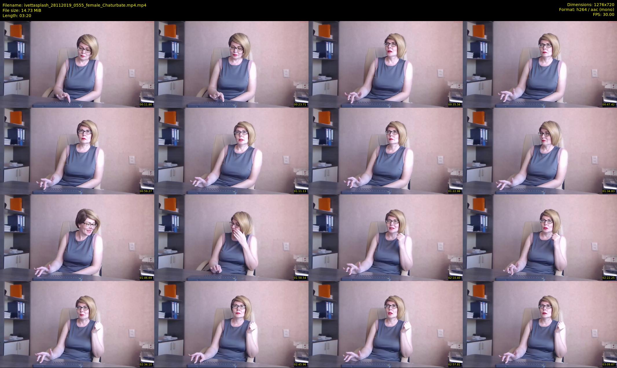 ivettasplash — 4 minute Chaturbate female cam show recording, 720p, Nov 28, 2019