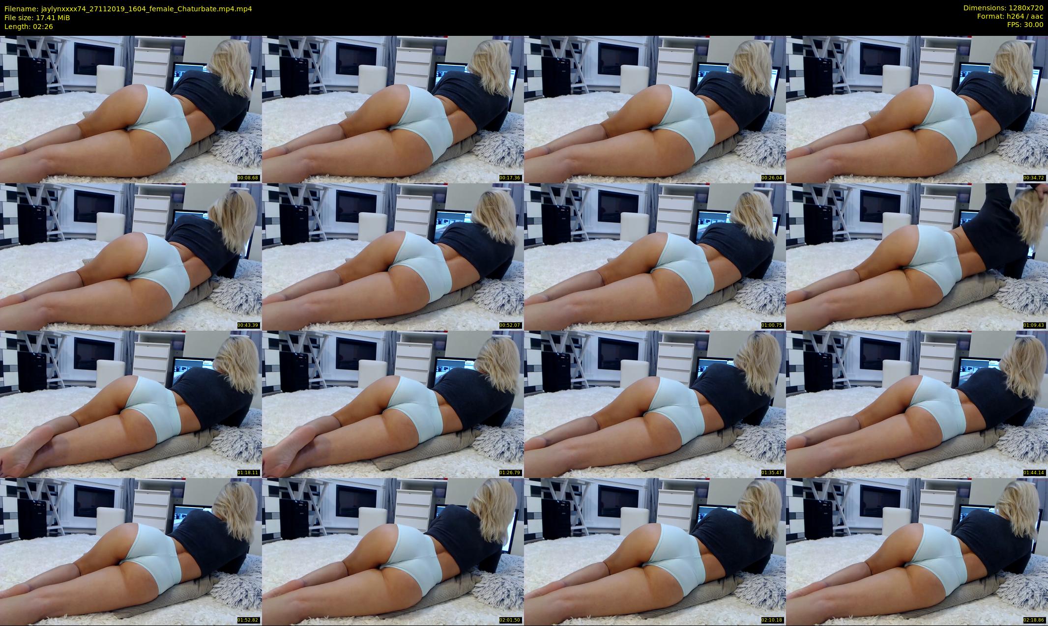 jaylynxxxx74 — 3 minute Chaturbate female cam show recording, 720p, Nov 27, 2019