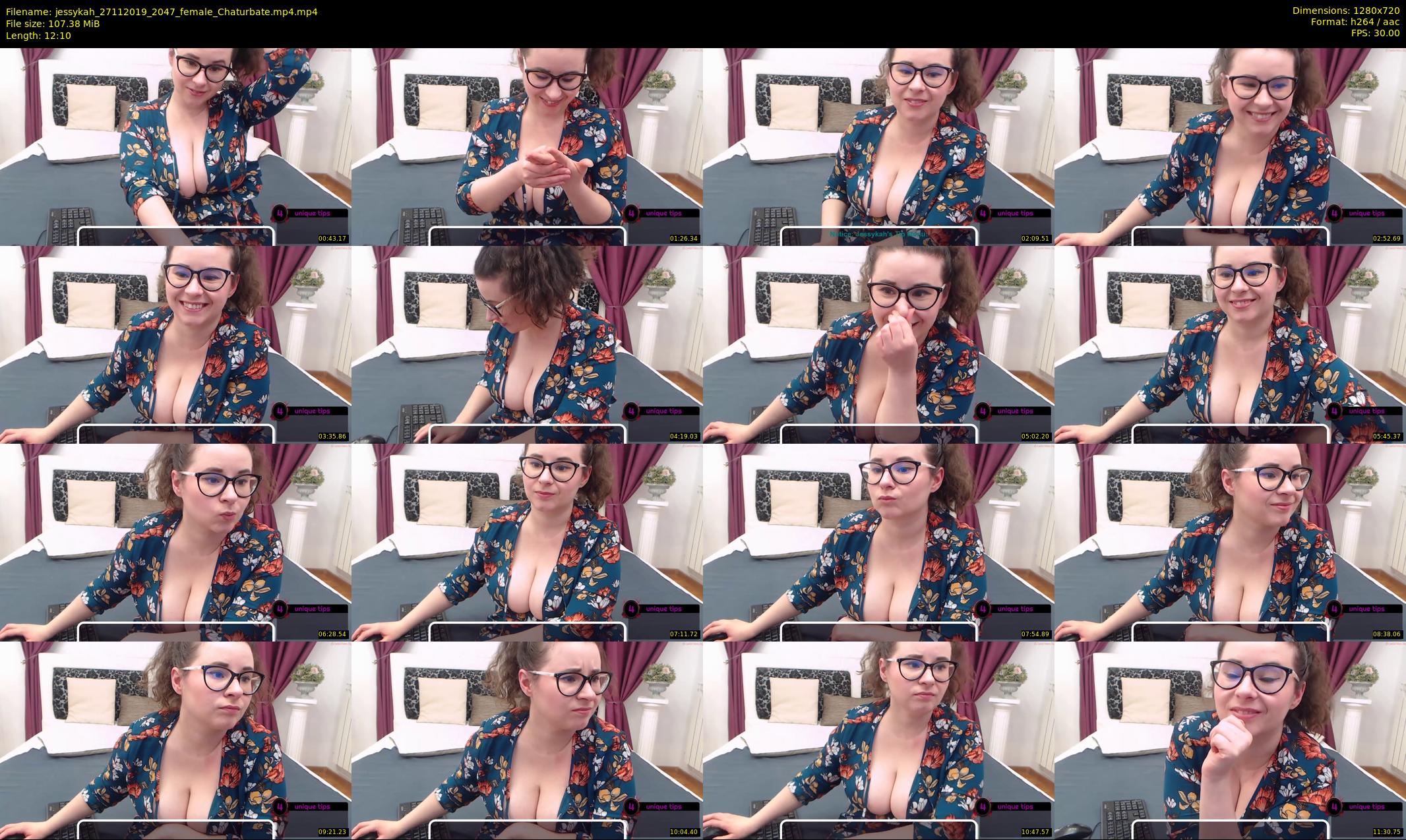 jessykah — 13 minute Chaturbate female cam show recording, 720p, Nov 27, 2019