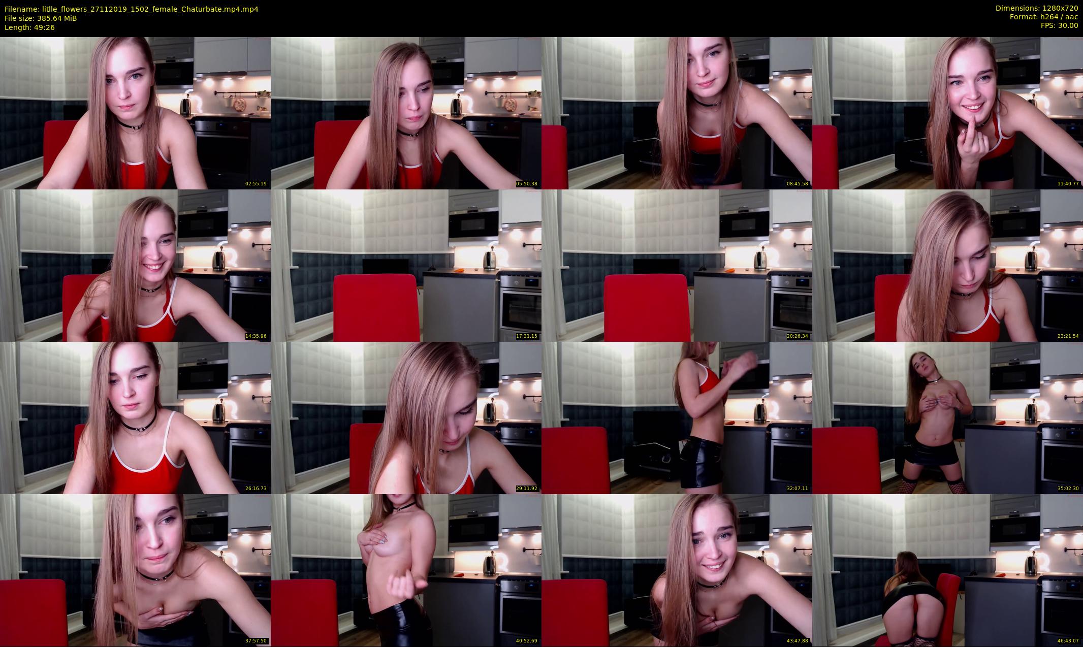 litlle_flowers — 50 minute Chaturbate female cam show recording, 720p, Nov 27, 2019