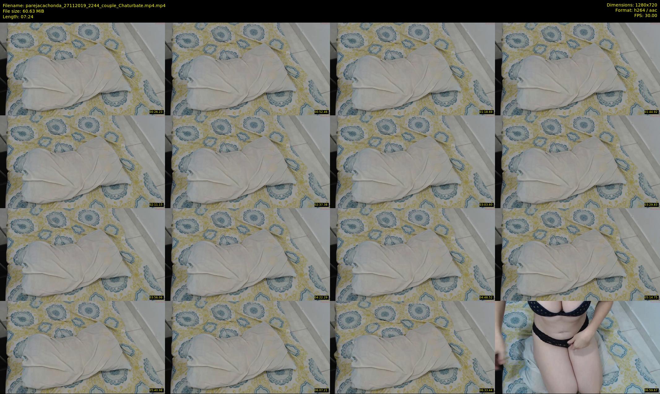 parejacachonda — 8 minute Chaturbate couple cam show recording, 720p, Nov 27, 2019