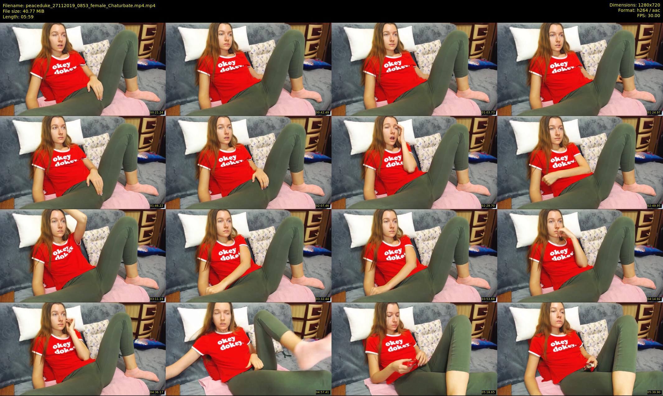 peaceduke — 6 minute Chaturbate female cam show recording, 720p, Nov 27, 2019