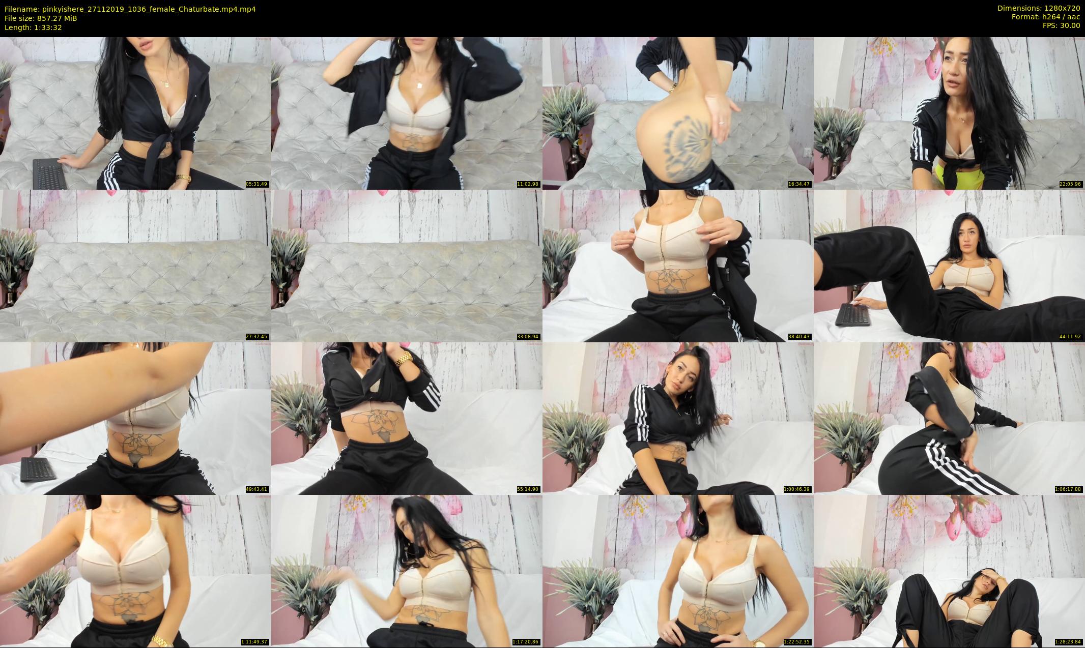 pinkyishere — 94 minute Chaturbate female cam show recording, 720p, Nov 27, 2019