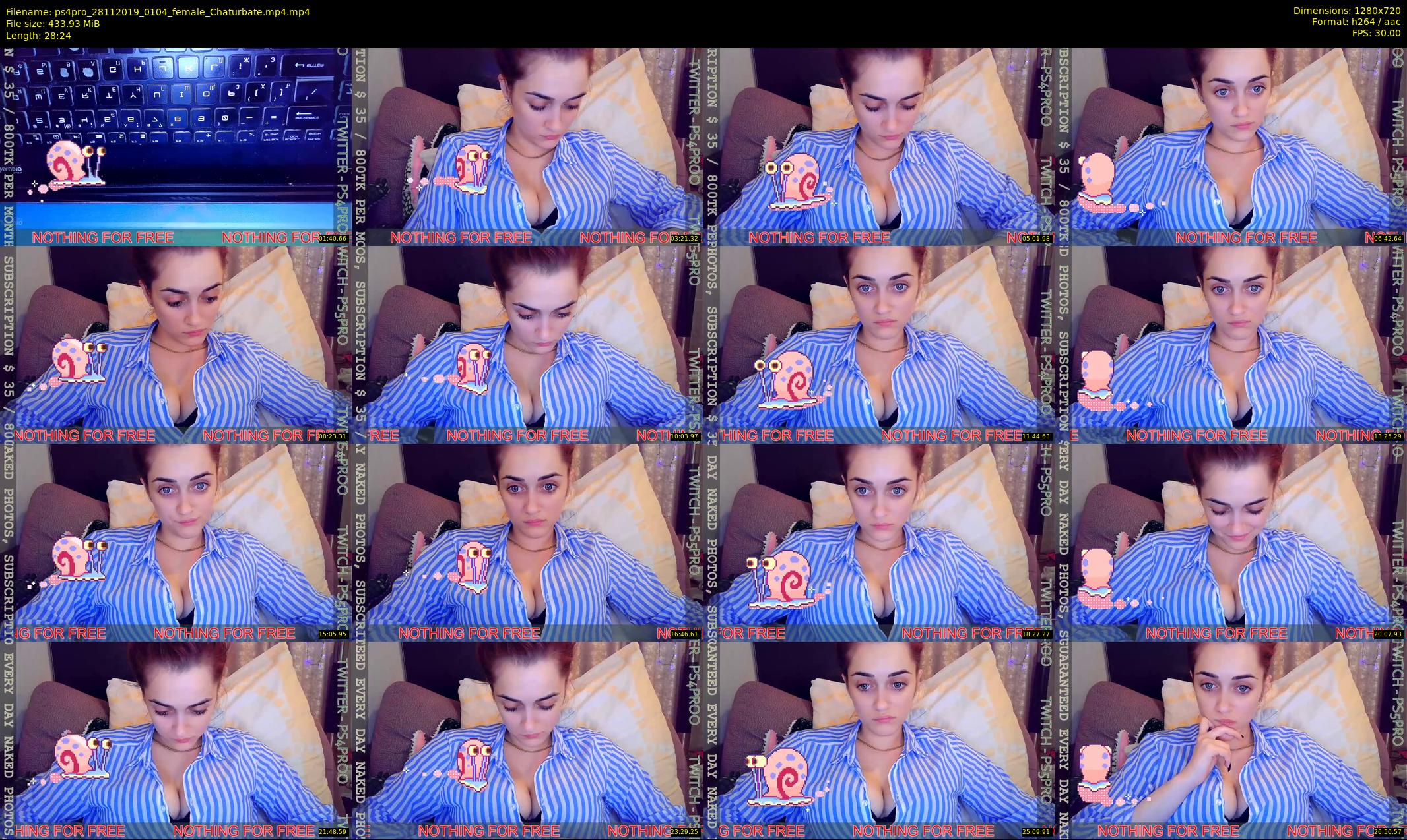 ps4pro — 29 minute Chaturbate female cam show recording, 720p, Nov 28, 2019