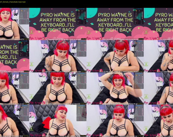 pyrowayne — 103 minute Chaturbate female cam show recording, 720p, Nov 28, 2019
