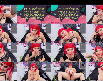 pyrowayne — 85 minute Chaturbate female cam show recording, 720p, Nov 28, 2019