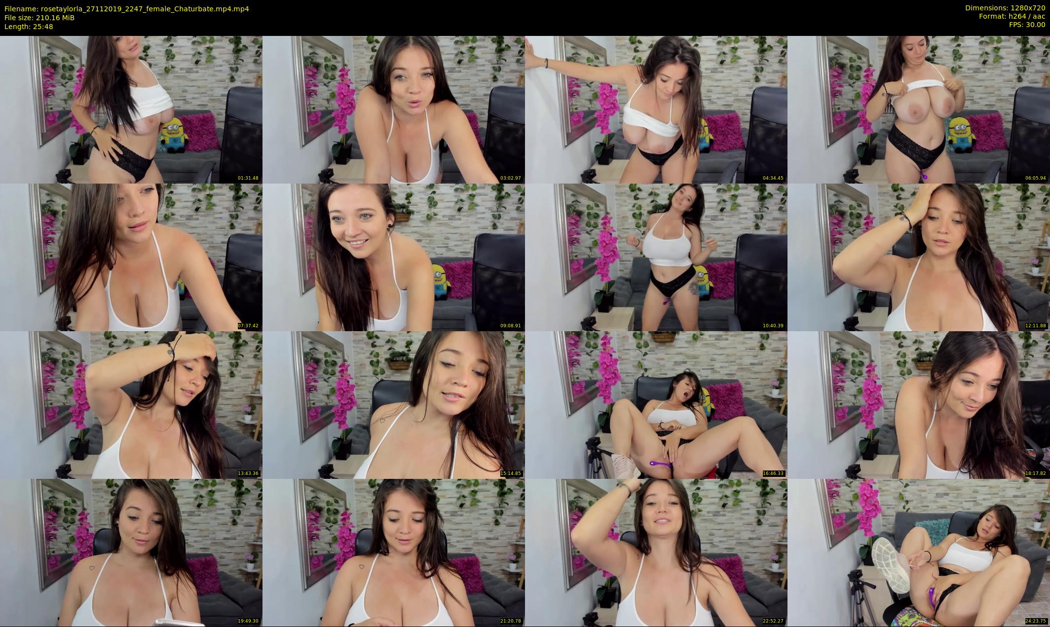 rosetaylorla — 26 minute Chaturbate female cam show recording, 720p, Nov 27, 2019