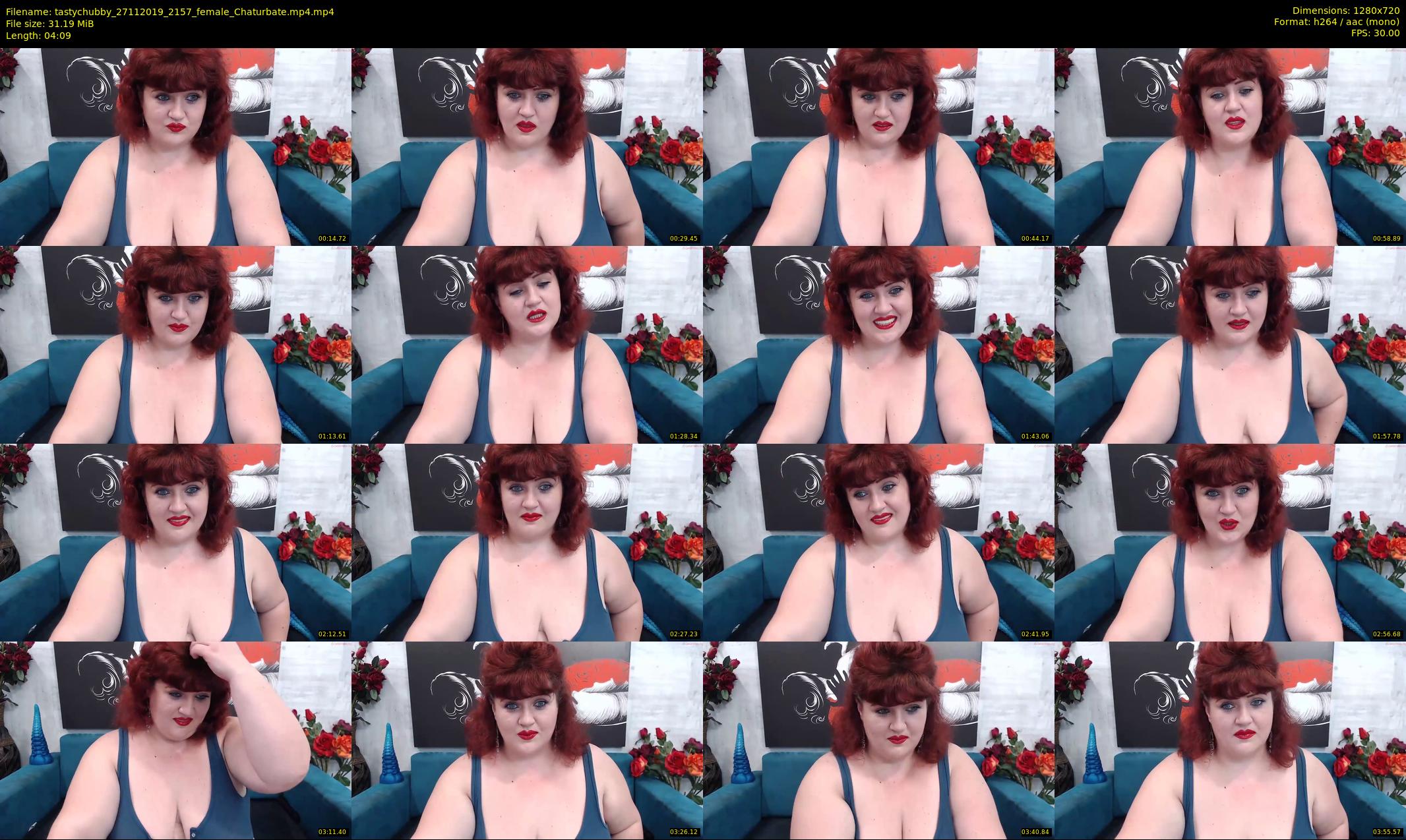 tastychubby — 5 minute Chaturbate female cam show recording, 720p, Nov 27, 2019