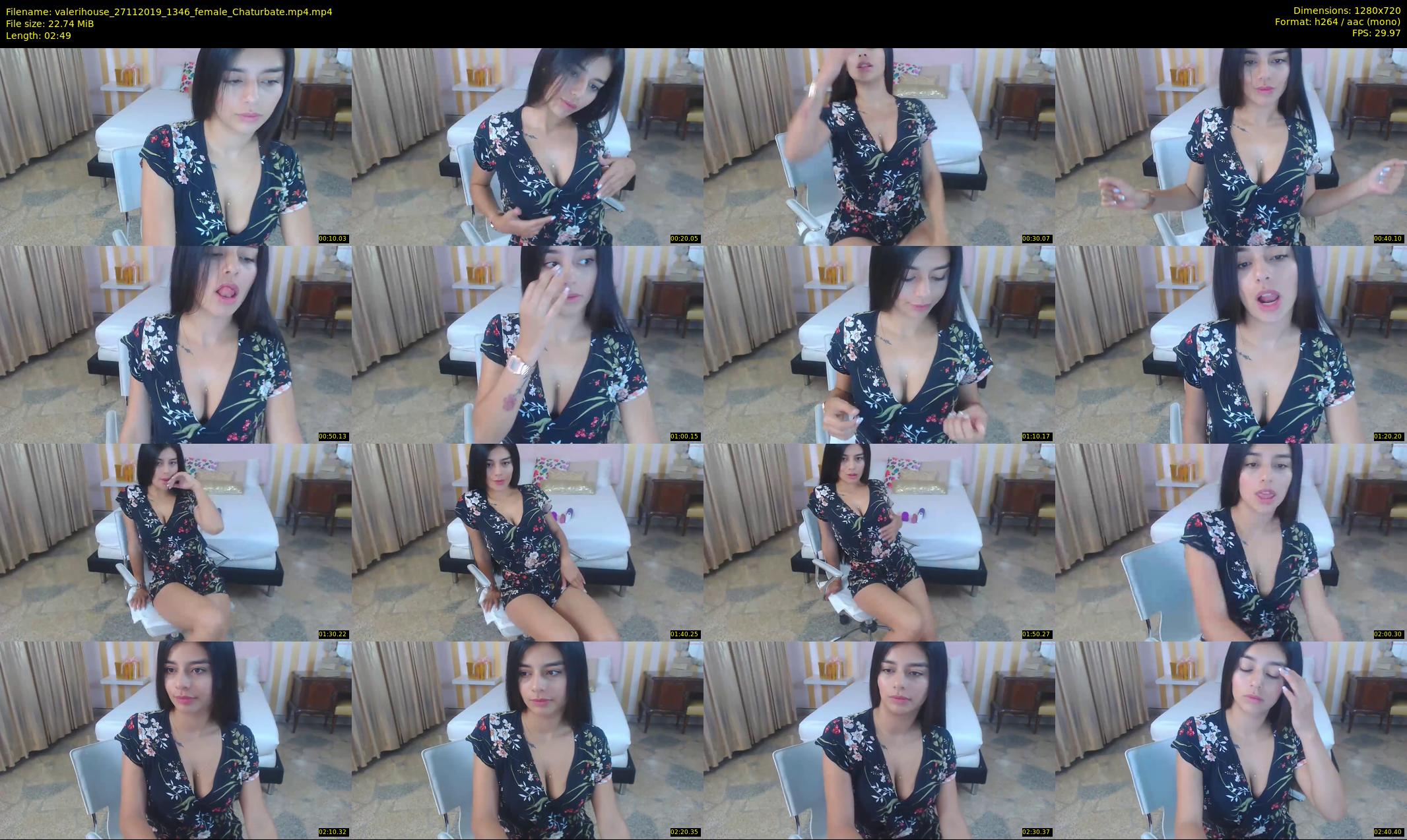 valerihouse — 3 minute Chaturbate female cam show recording, 720p, Nov 27, 2019