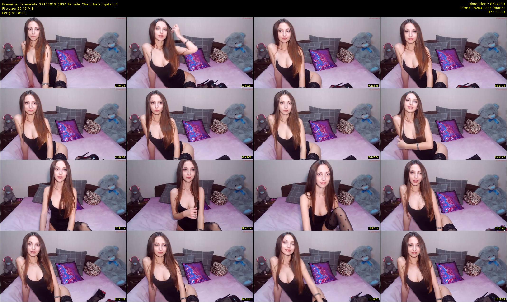 velerycute — 19 minute Chaturbate female cam show recording, 480p, Nov 27, 2019