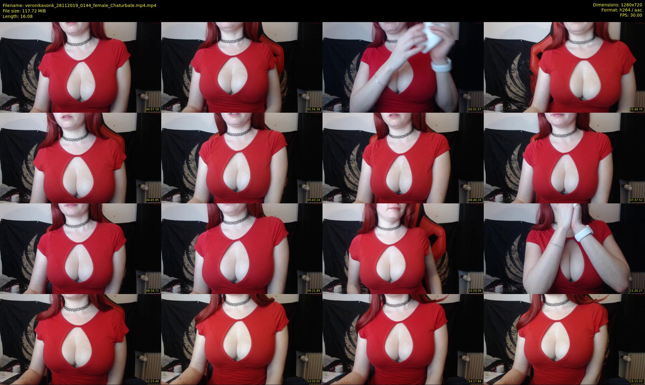 veronikavonk — 17 minute Chaturbate female cam show recording, 720p, Nov 28, 2019