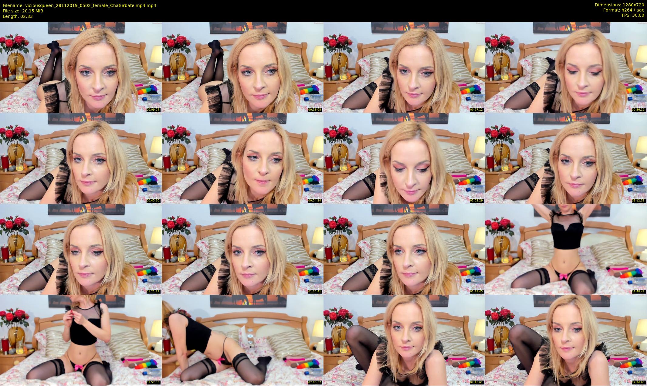viciousqueen — 3 minute Chaturbate female cam show recording, 720p, Nov 28, 2019