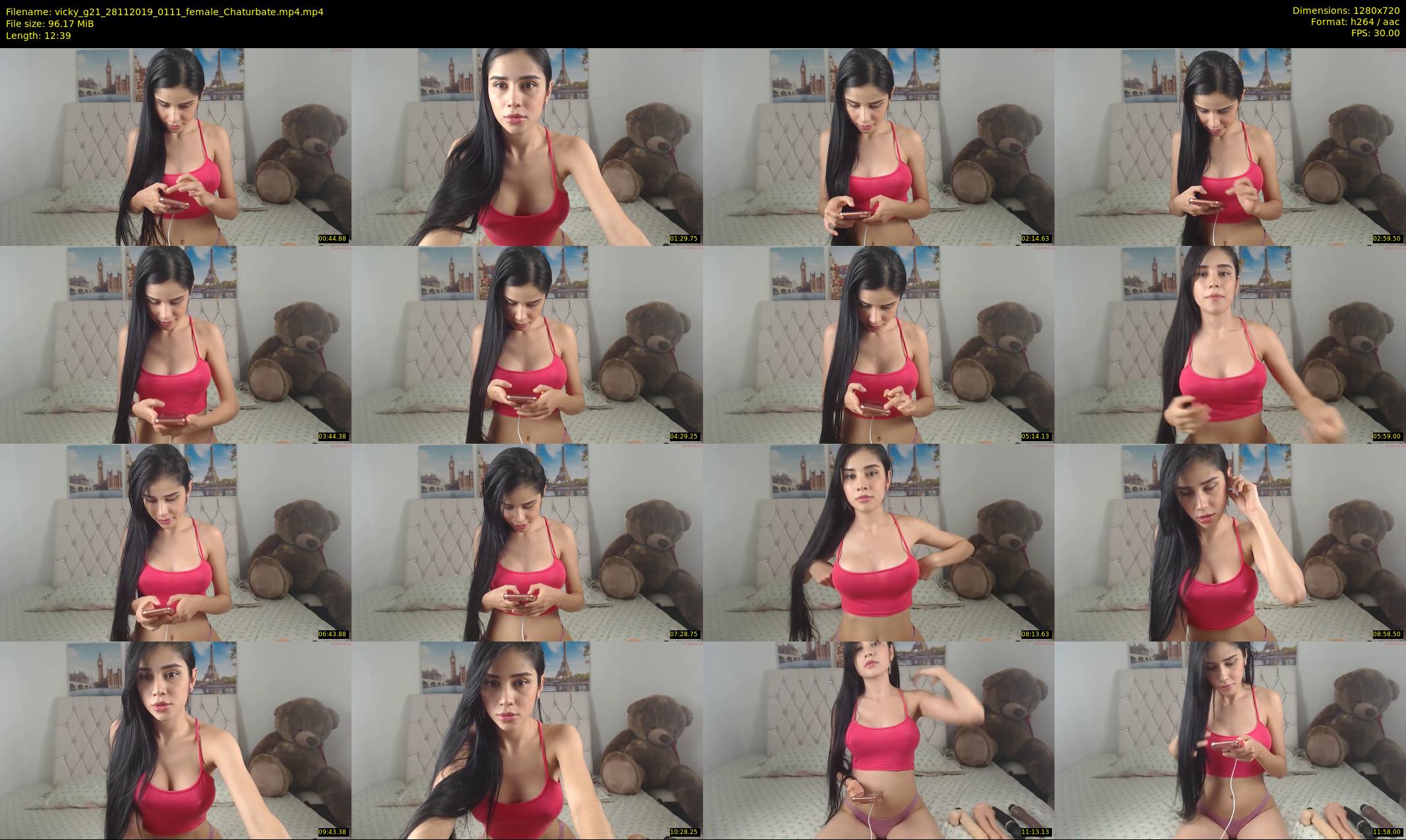 vicky_g21 — 13 minute Chaturbate female cam show recording, 720p, Nov 28, 2019