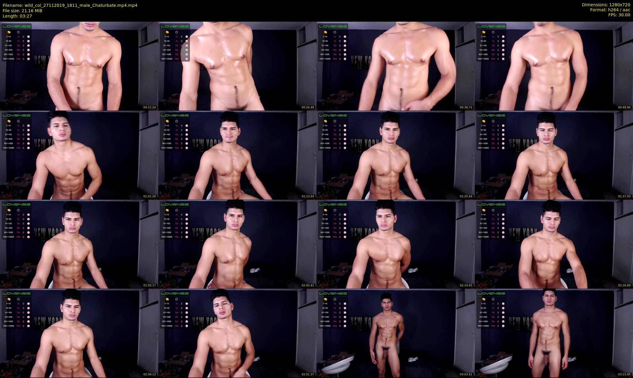 wild_col — 4 minute Chaturbate male cam show recording, 720p, Nov 27, 2019