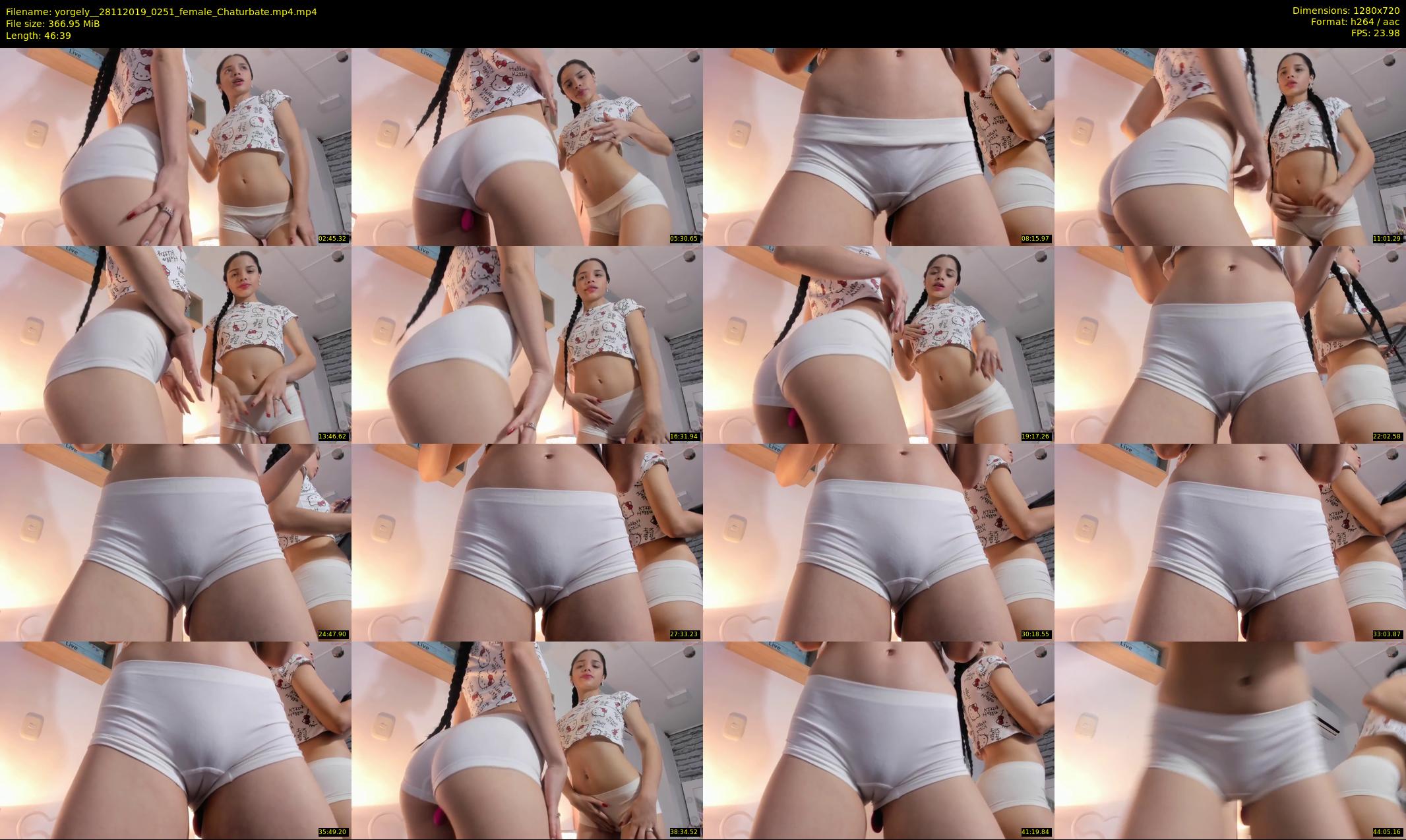 yorgely_ — 47 minute Chaturbate female cam show recording, 720p, Nov 28, 2019