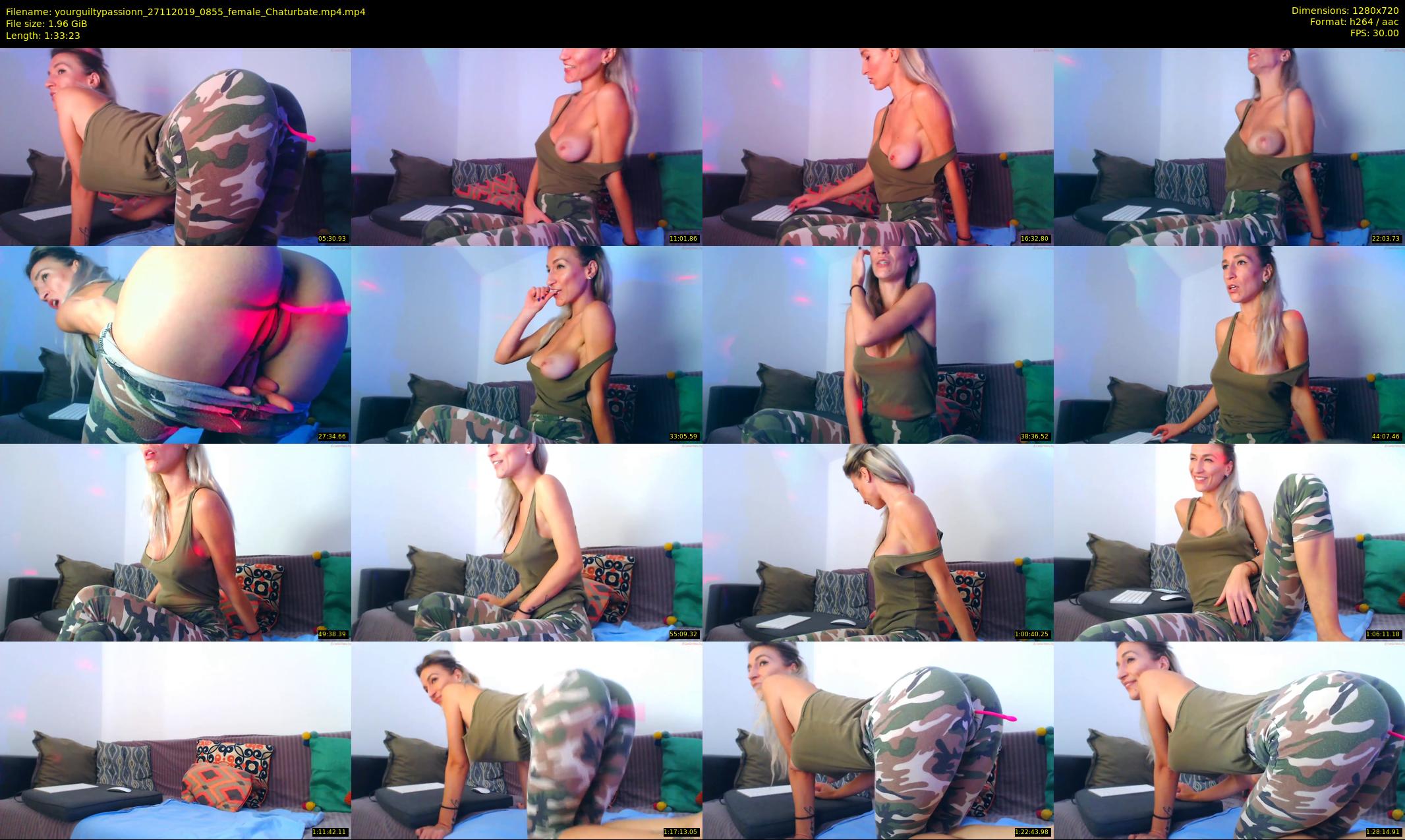 yourguiltypassionn — 94 minute Chaturbate female cam show recording, 720p, Nov 27, 2019