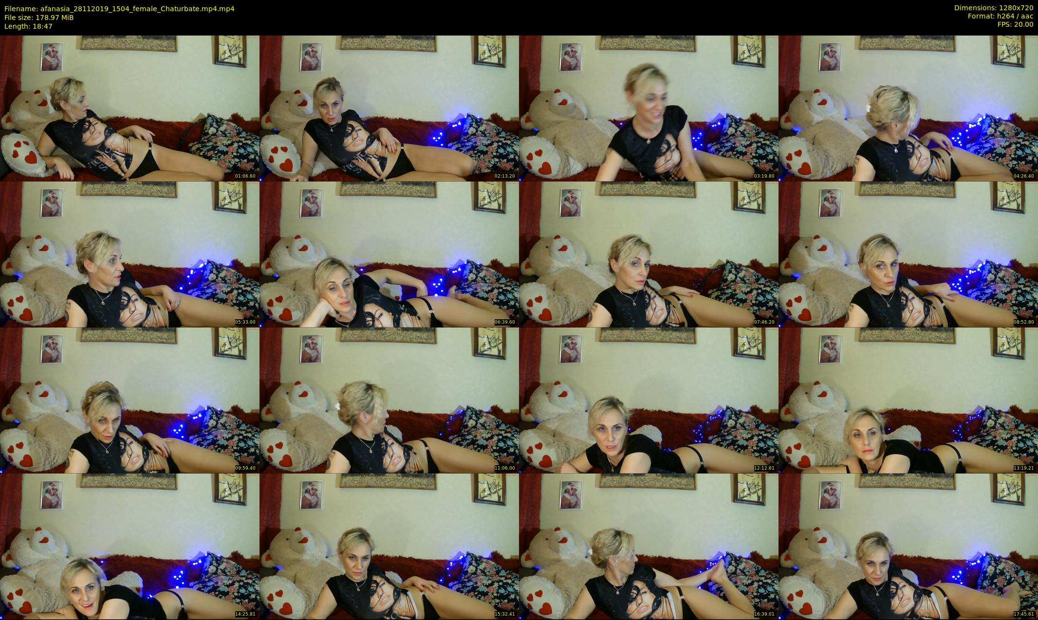 afanasia — 19 minute Chaturbate female cam show recording, 720p, Nov 28, 2019