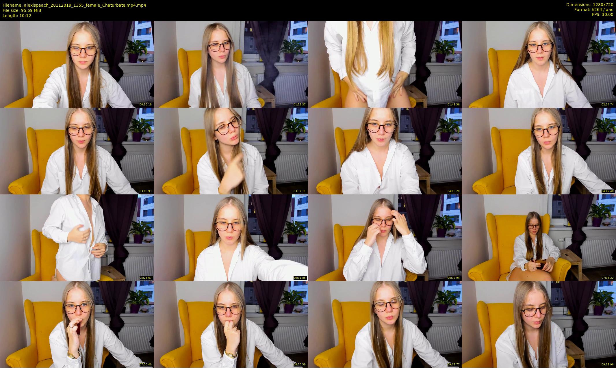 alexispeach — 11 minute Chaturbate female cam show recording, 720p, Nov 28, 2019