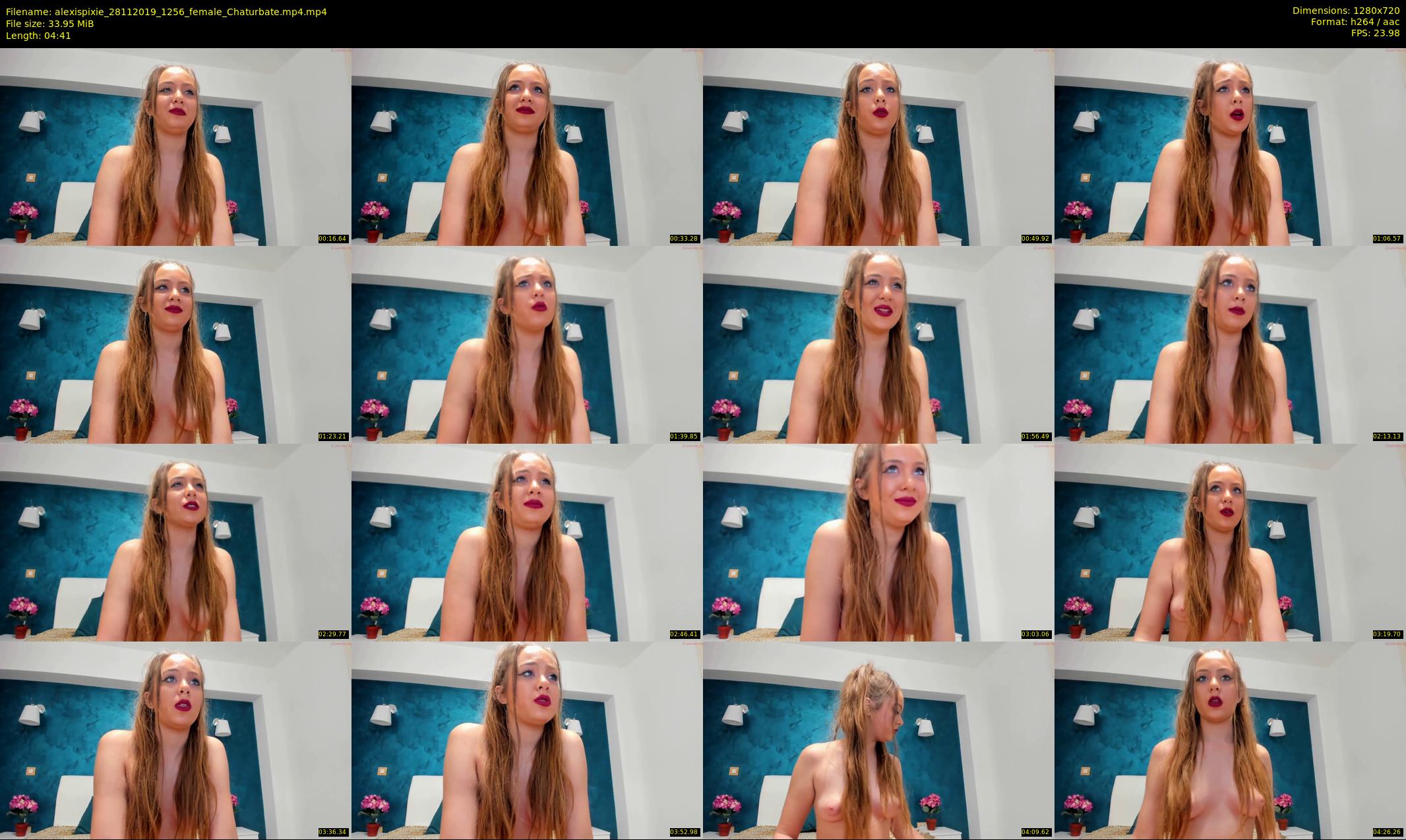 alexispixie — 5 minute Chaturbate female cam show recording, 720p, Nov 28, 2019